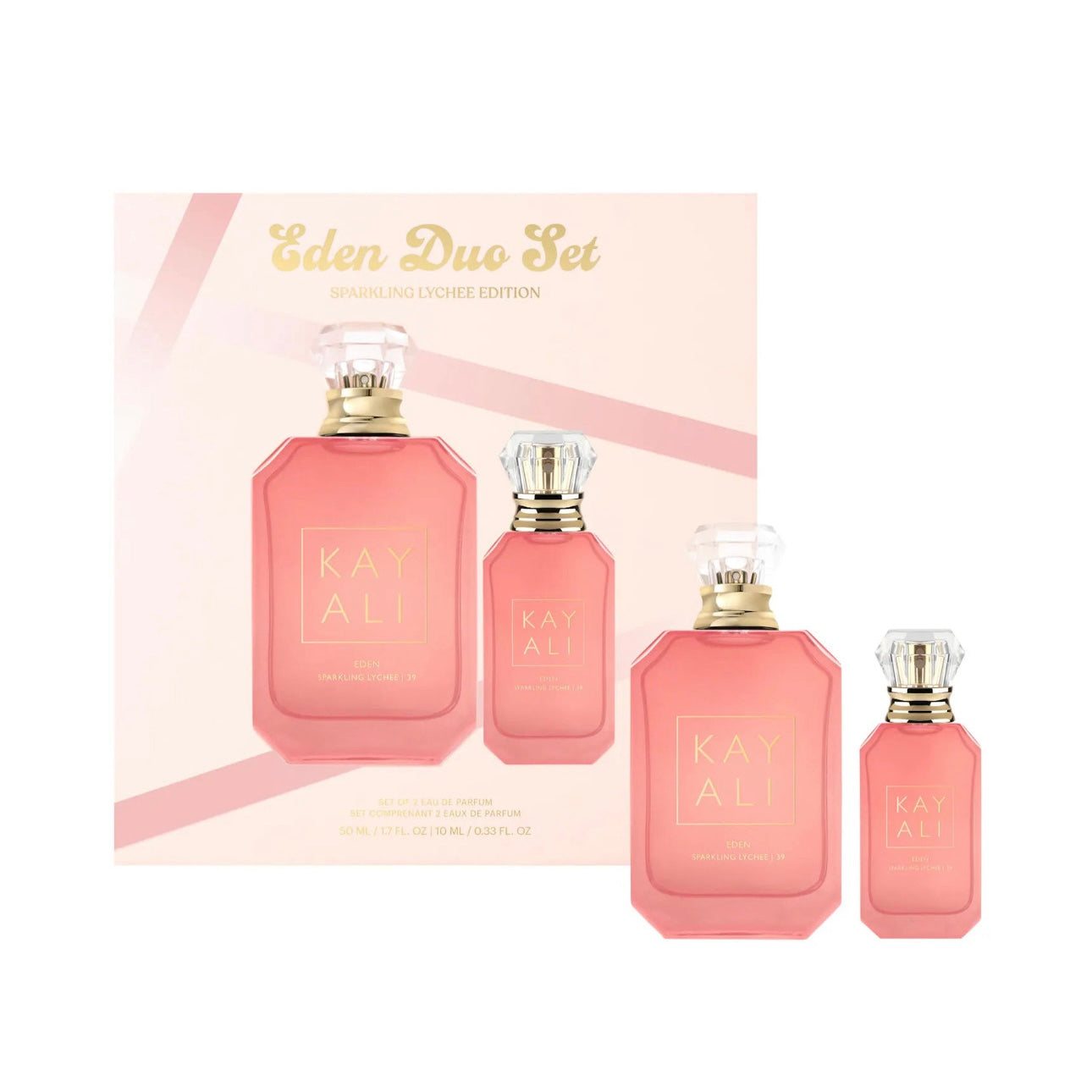 (PREORDER) KAYALI EDEN SPARKLING LYCHEE | 39 | SET (50ML + 10ML)