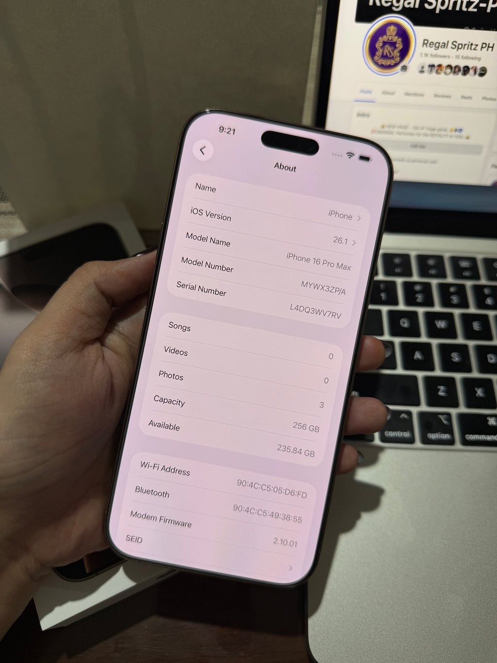 IPHONE 16 PRO MAX | 256GB | DESERT TITANIUM | SMARTLOCKED