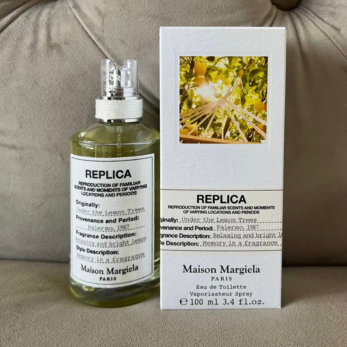 MAISON MARGIELA REPLICA UNDER THE LEMON TREES | 100ML - NO PLASTIC