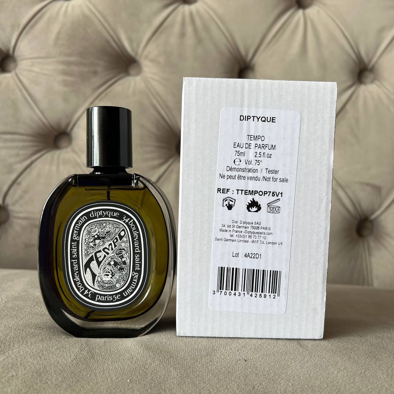 PREORDER) DIPTYQUE TEMPO | 75ML - TESTER – Regal Spritz PH