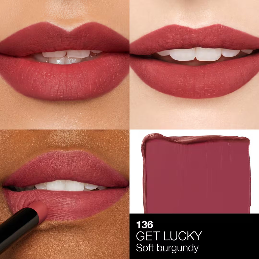 (PREORDER) NARS POWERMATTE LIPSTICK (GET LUCKY 136) | 1.4G