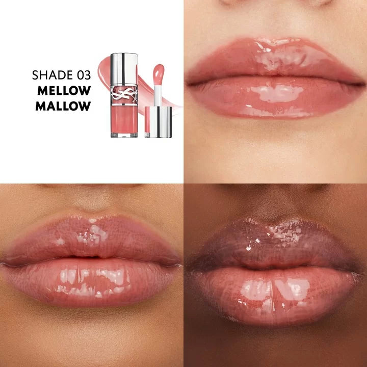 YSL LOVESHINE PLUMPING LIP OIL GLOSS | 6ML #03 MELLOW MALLOW