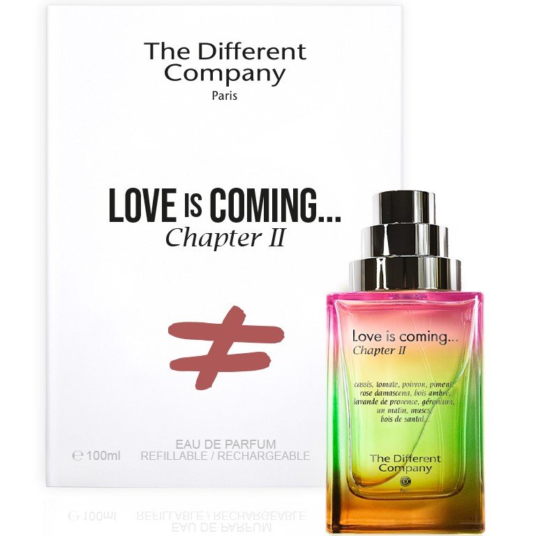 (PREORDER) THE DIFFERENT COMPANY LOVE IS COMING CHAPTER II |  100ML - SEALED