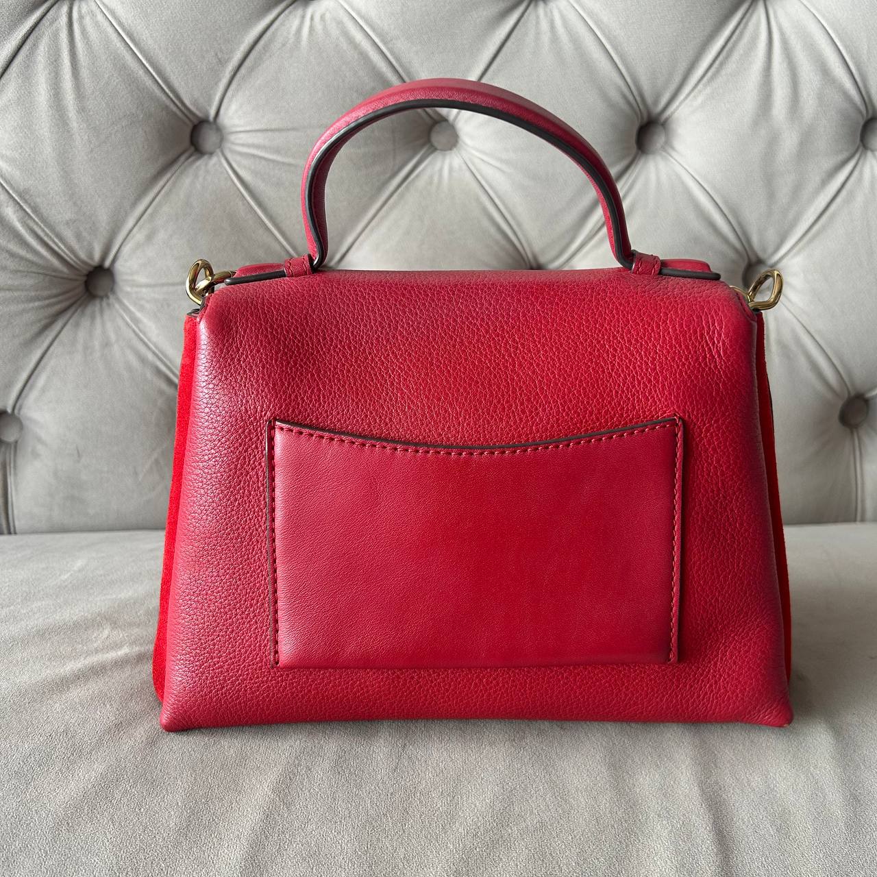 TORY BURCH KIRA TOP HANDLE BAG | RED APPLE