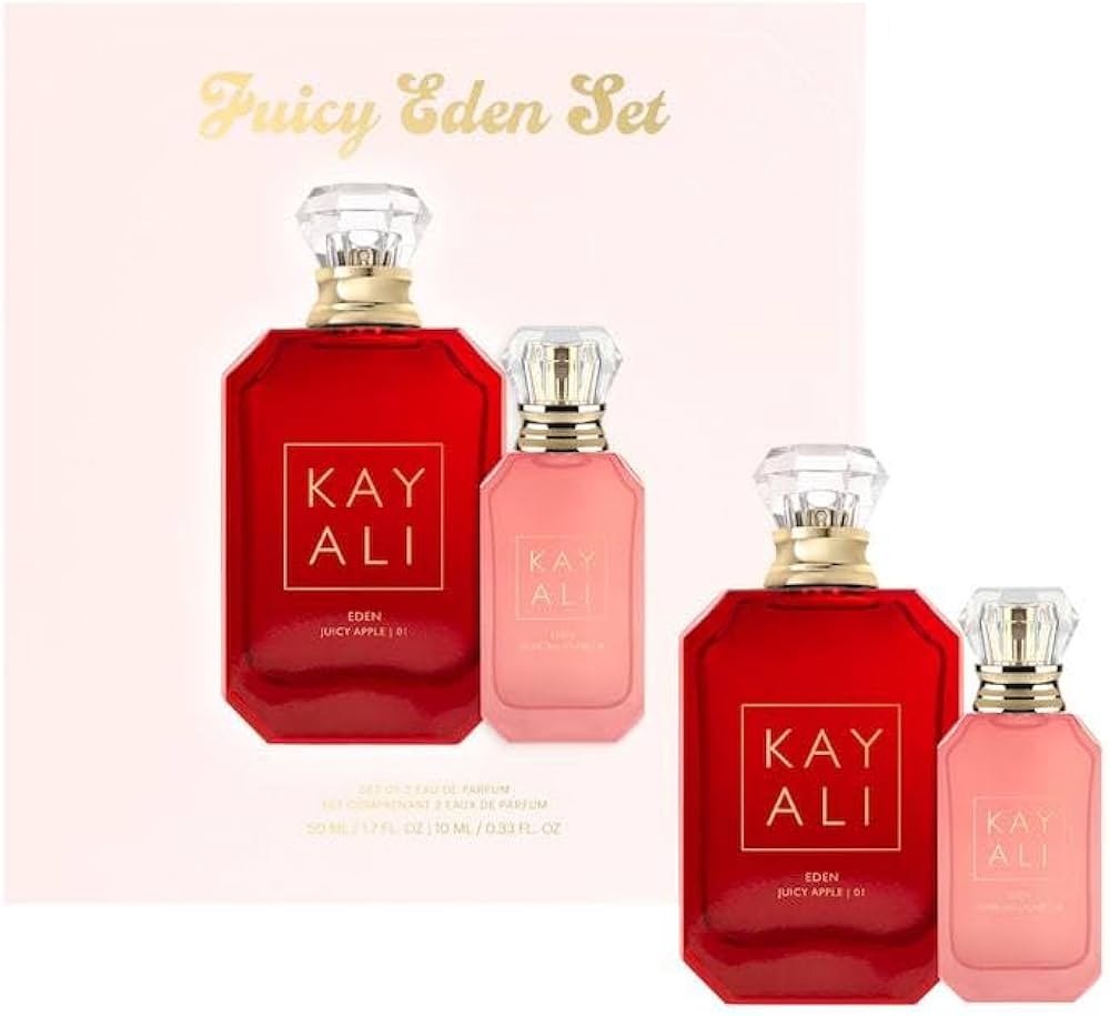 (PREORDER) KAYALI SET | 50ML EDEN JUICY APPLE | 01 + 10ML EDEN SPARKLING LYCHEE | 39