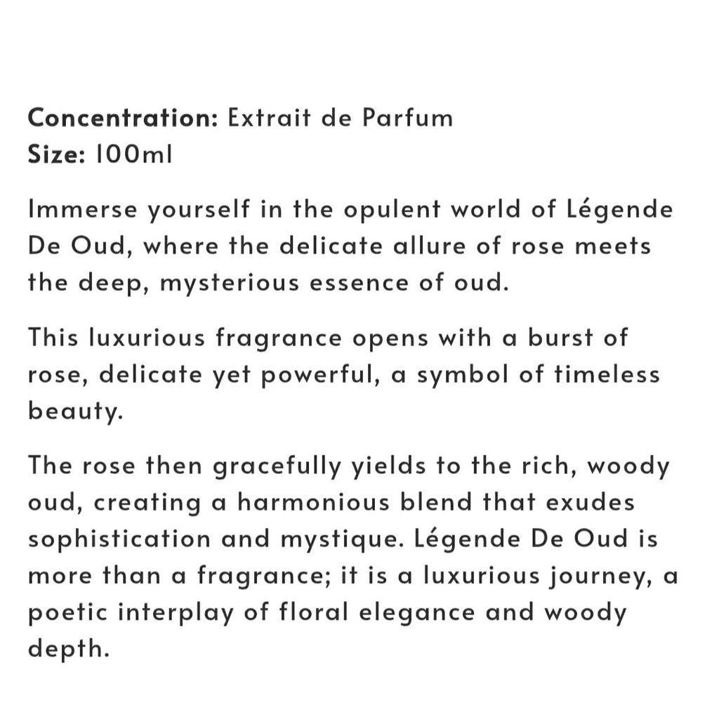 (PREORDER) CAST & CREW LEGENDE DE OUD XDP | 100ML - SEALED