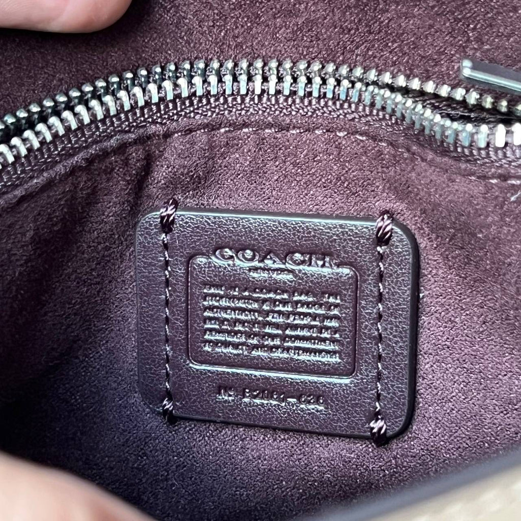 COACH TABBY TOP HANDLE BAG | NUDE