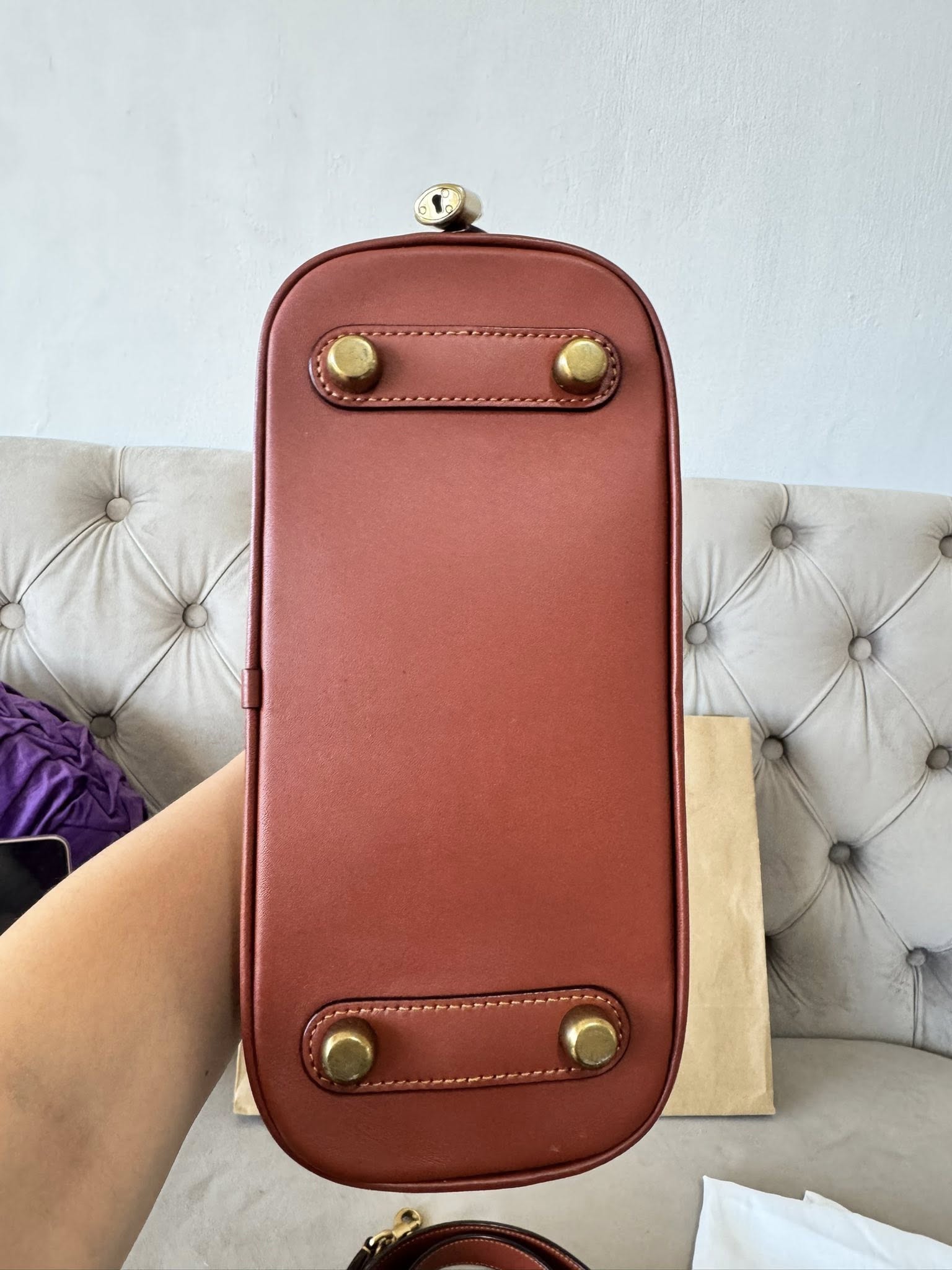 COACH REVEL DOME BAG | BROWN SIGNATURE CANVASS