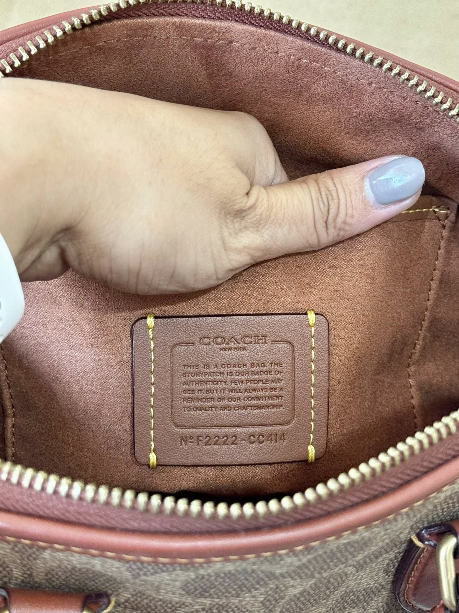 COACH REVEL DOME BAG | BROWN SIGNATURE CANVASS