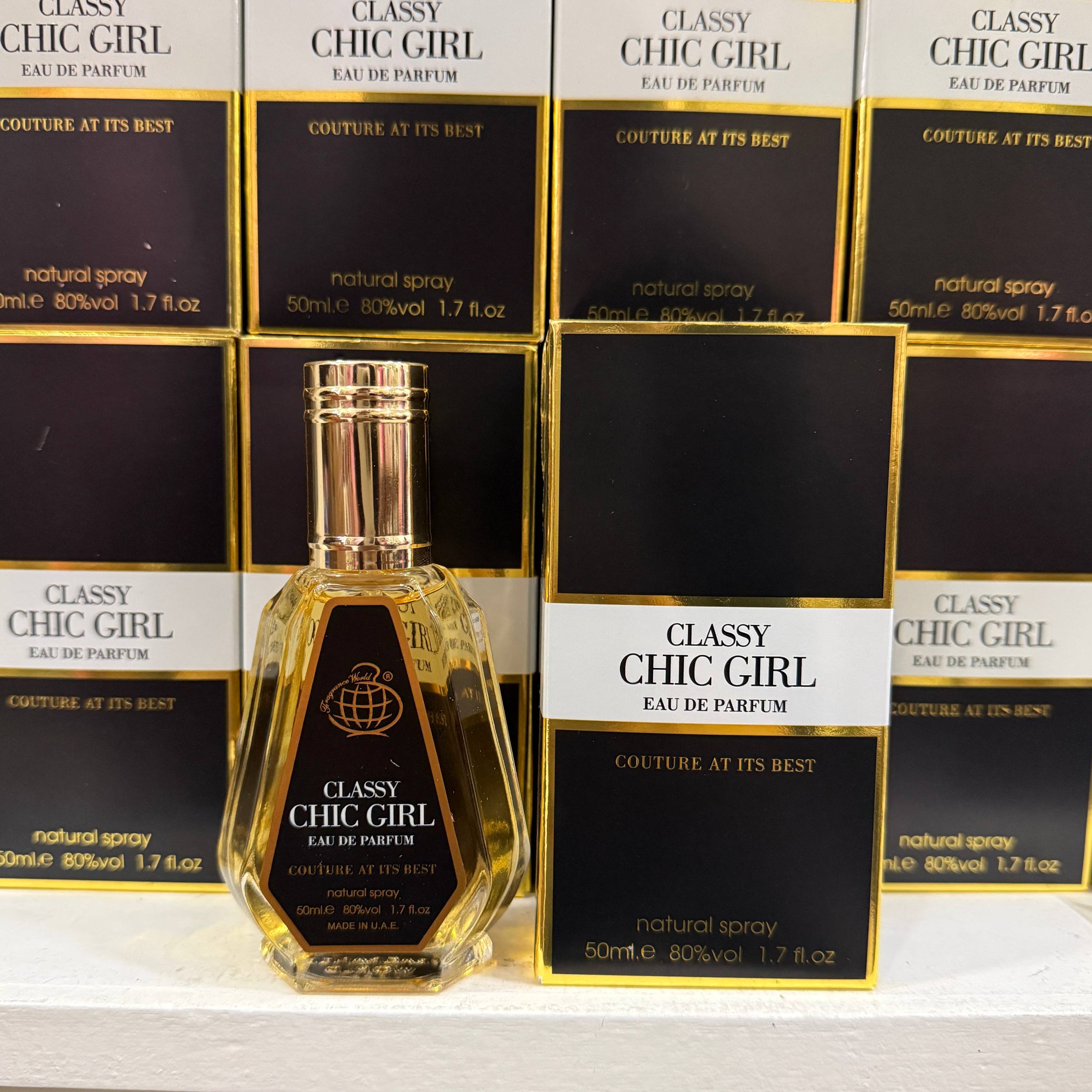 FRAGRANCE WORLD CLASSY CHIC GIRL | 50ML - SEALED