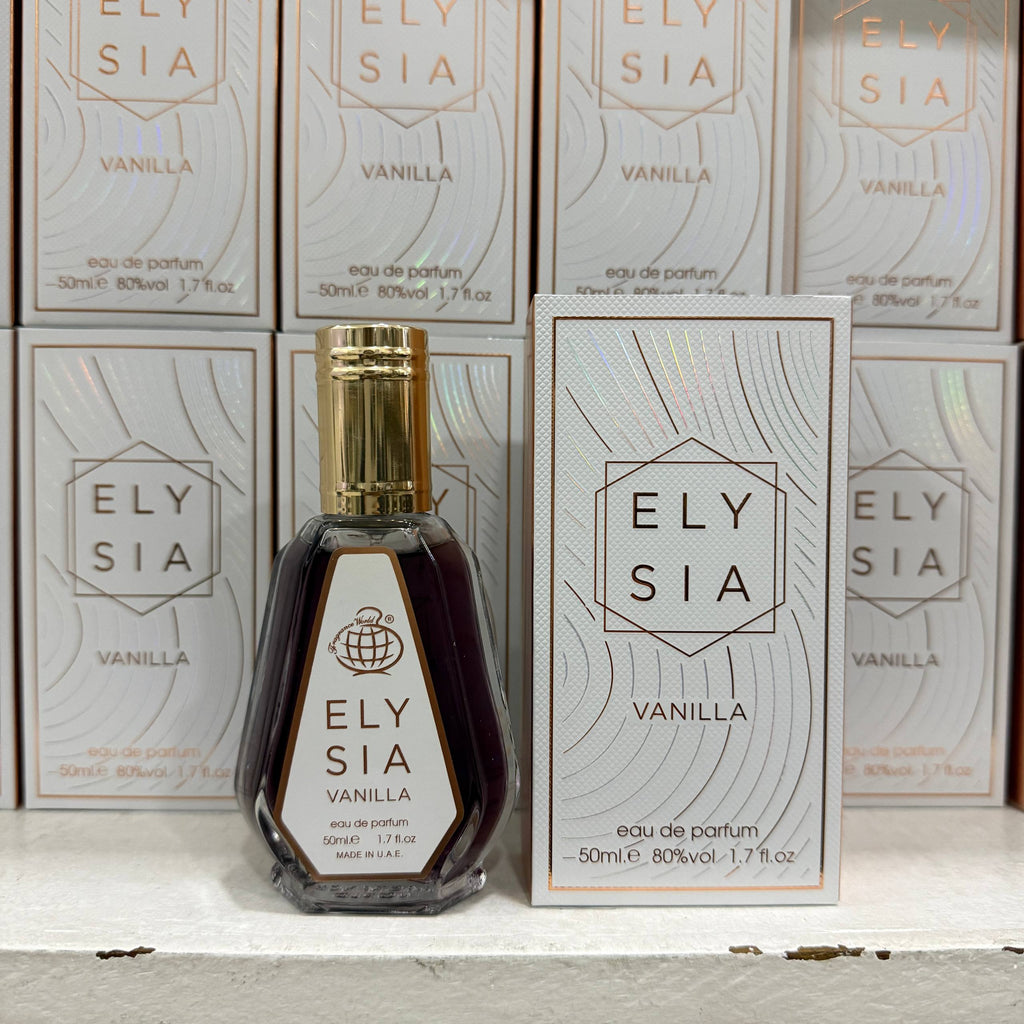 FRAGRANCE WORLD ELYSIA VANILLA | 50ML - SEALED