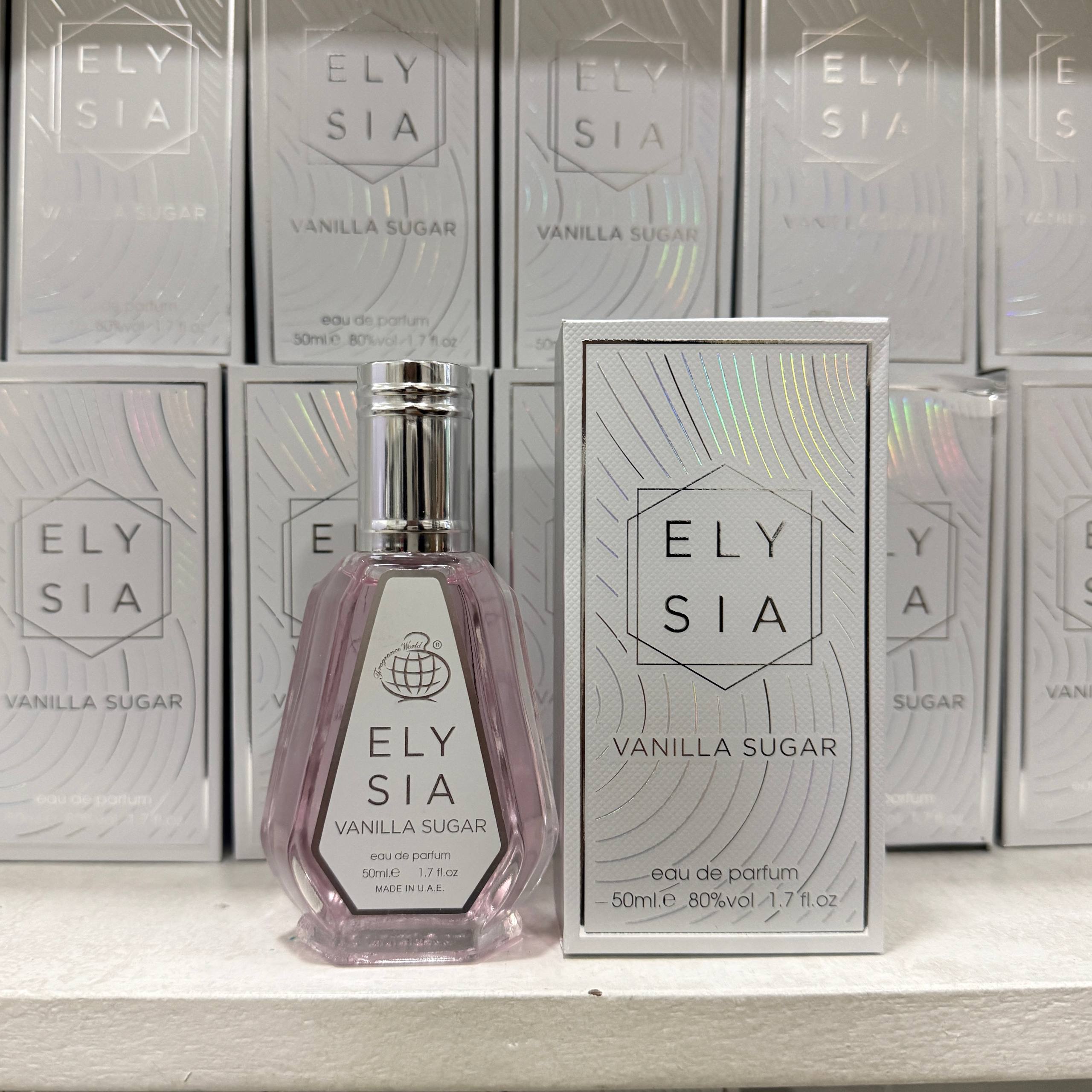 FRAGRANCE WORLD ELYSIA VANILLA SUGAR | 50ML - SEALED