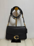 COACH SOFT TABBY SHOULDER BAG | BLACK (NEW/REFRESHED VERSION)