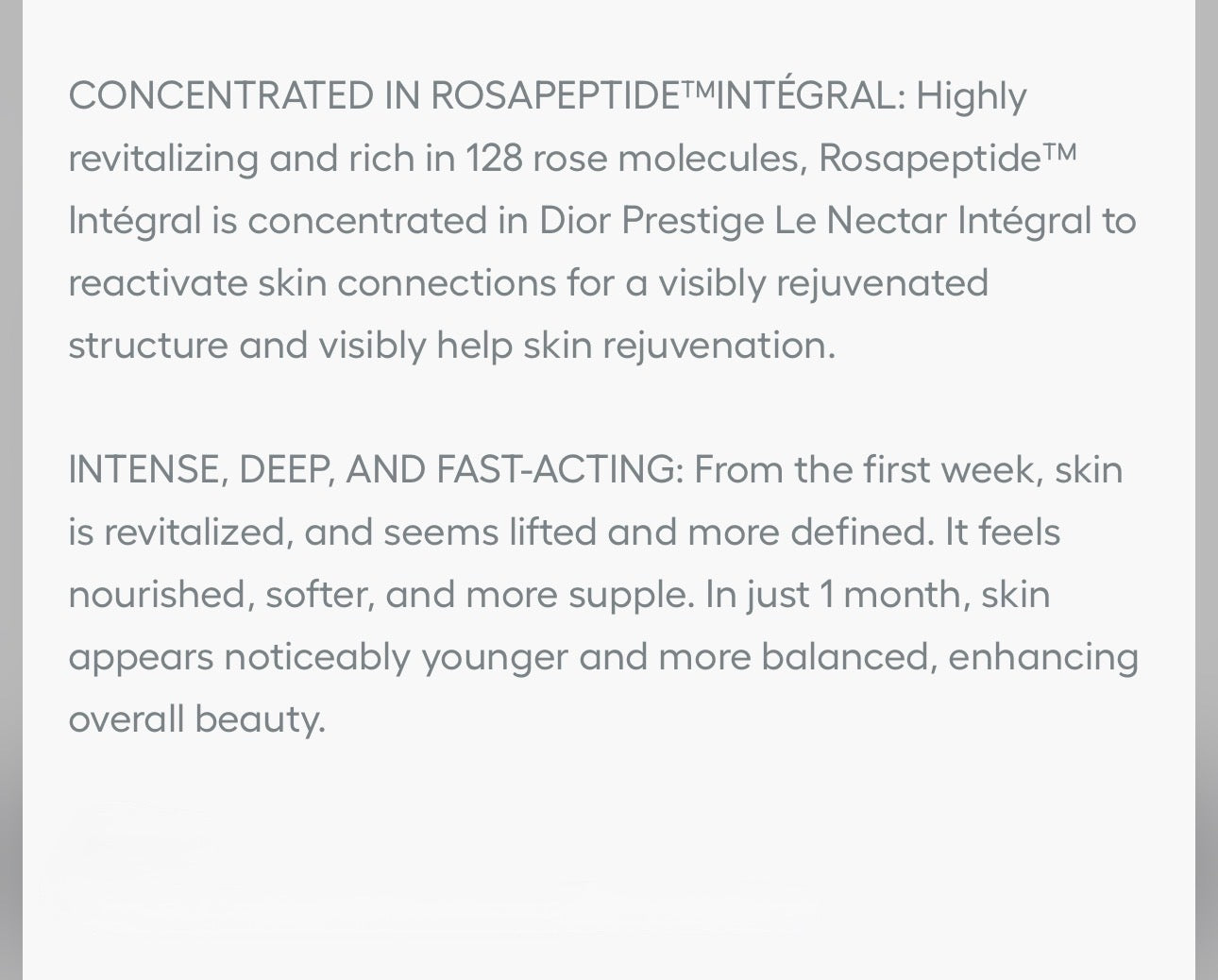 DIOR PRESTIGE LE NECTAR INTEGRAL | 20ML - TESTER (NO BOX)