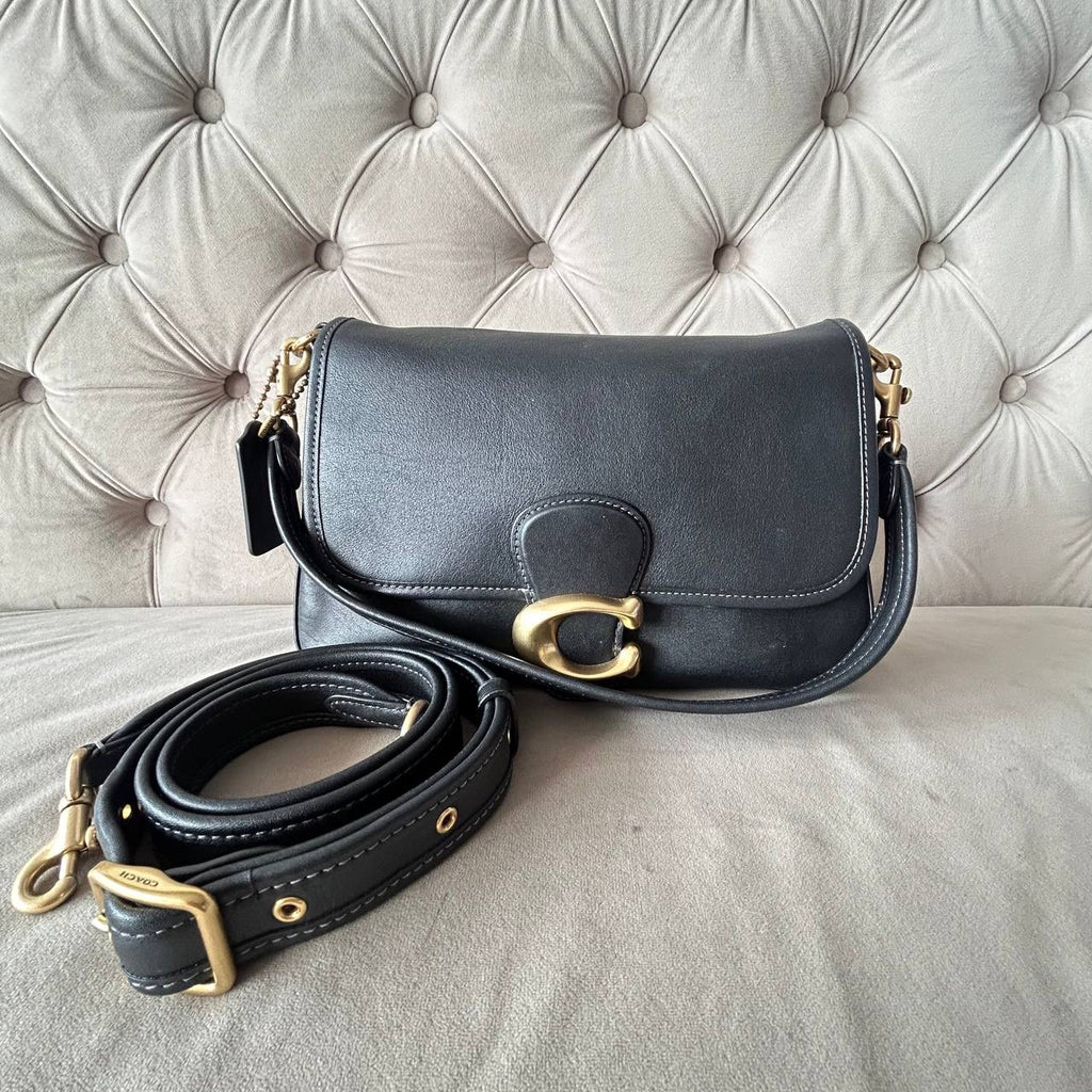 COACH SOFT TABBY SHOULDER BAG | BLACK