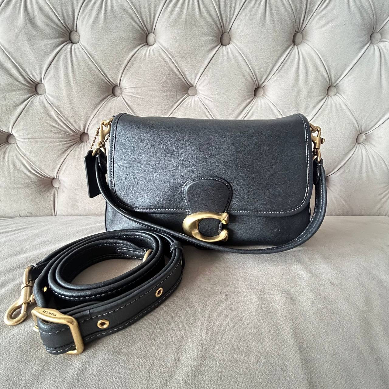 COACH SOFT TABBY SHOULDER BAG | BLACK