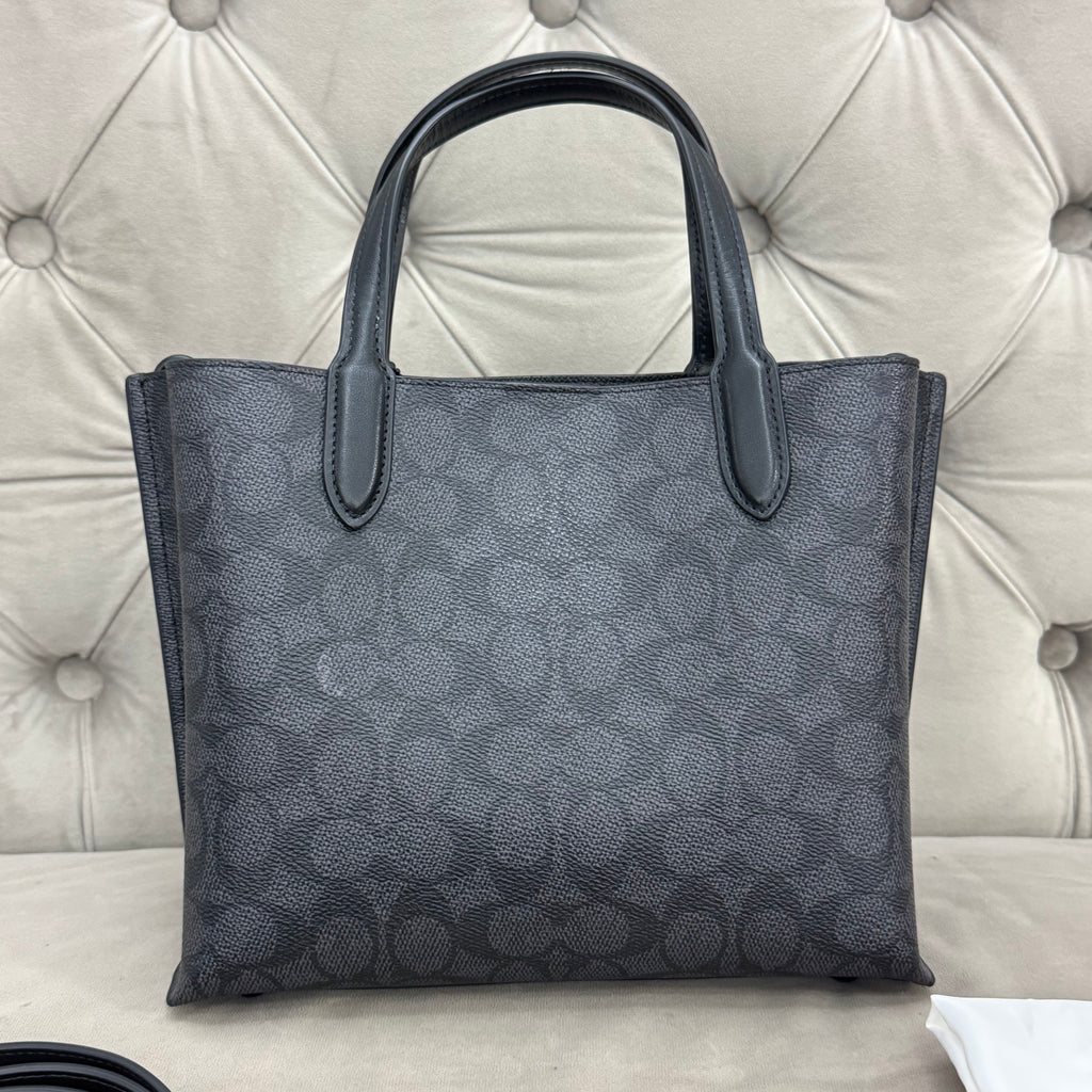 COACH WILLOW TOTE 24 BAG | BLACK