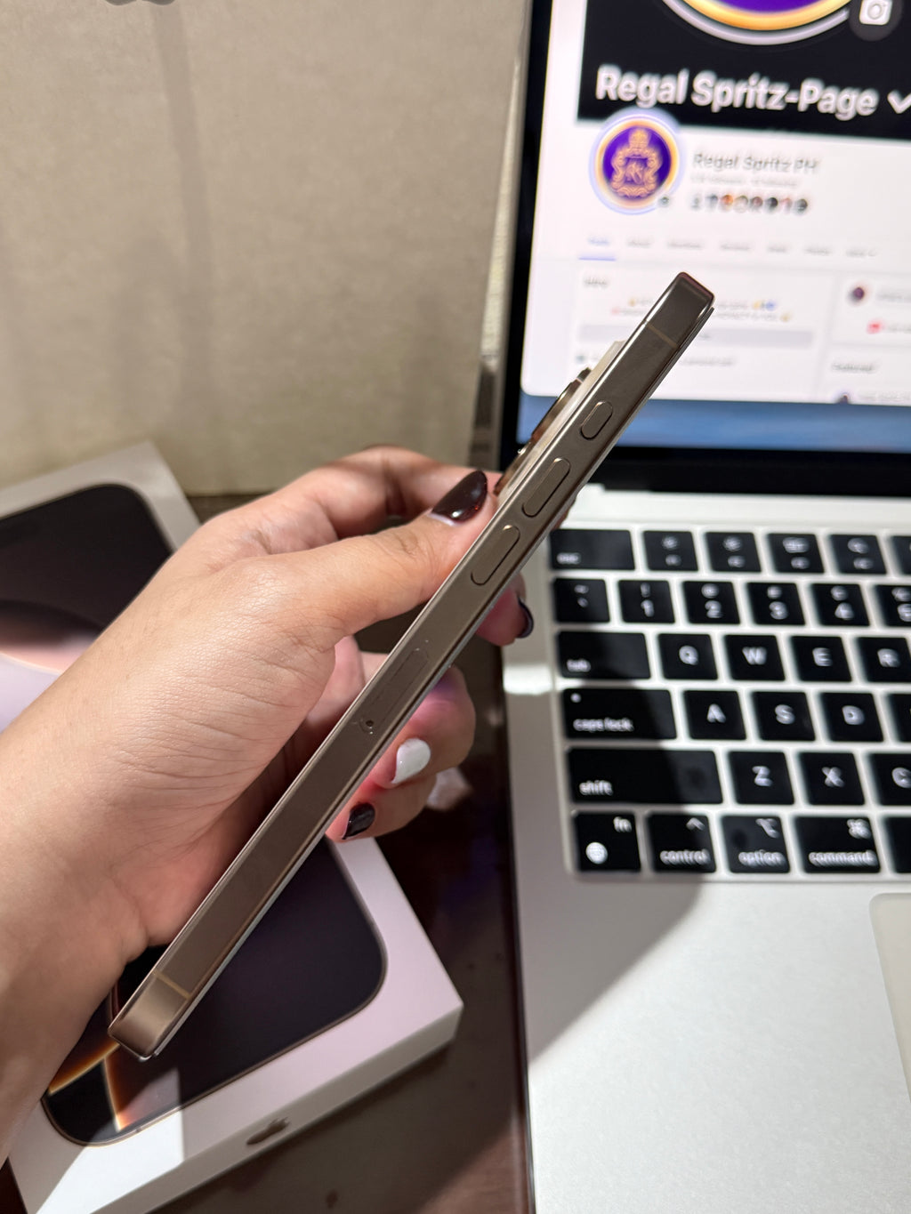 IPHONE 16 PRO MAX | 256GB | DESERT TITANIUM | SMARTLOCKED