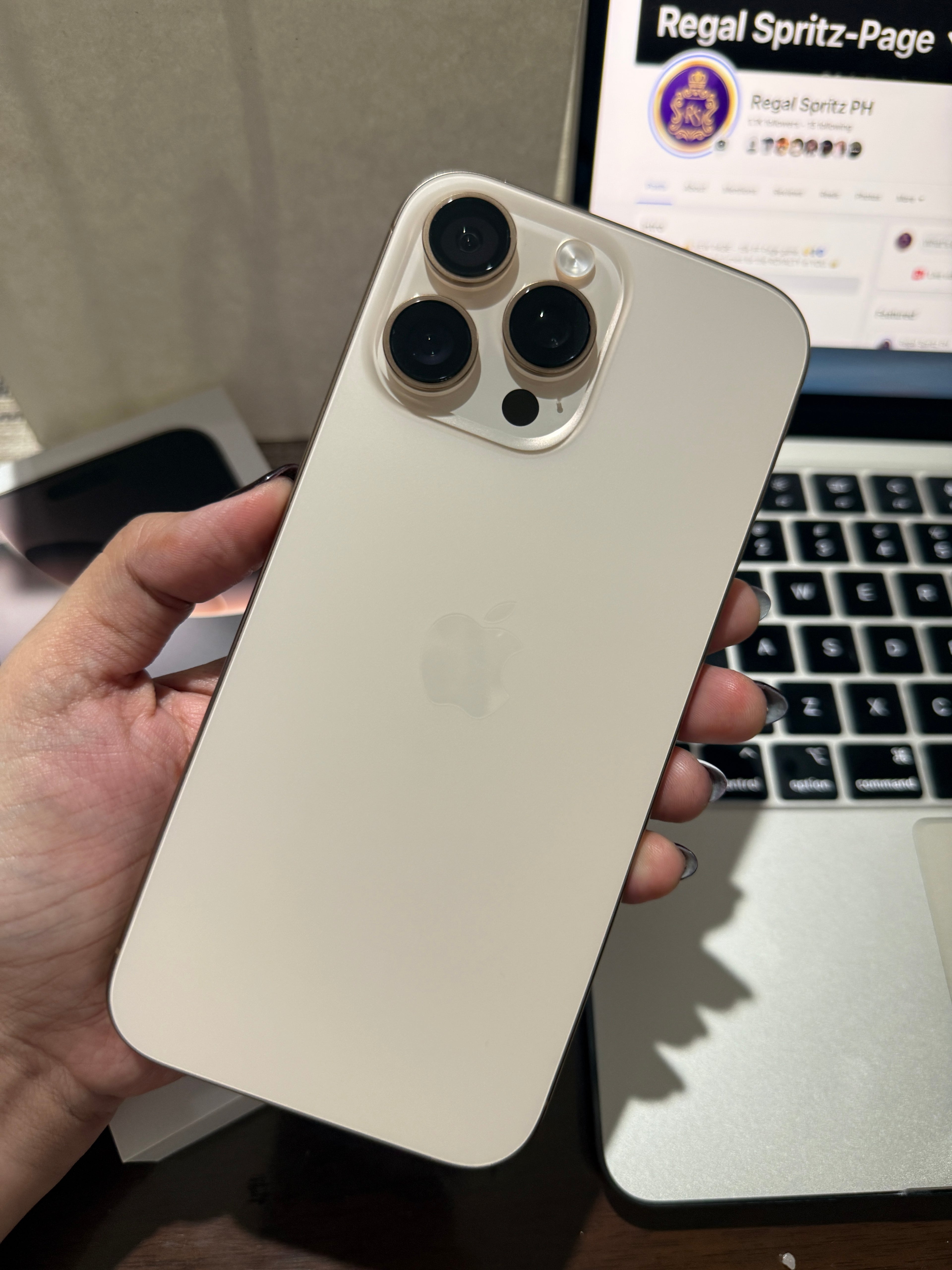 IPHONE 16 PRO MAX | 256GB | DESERT TITANIUM | SMARTLOCKED