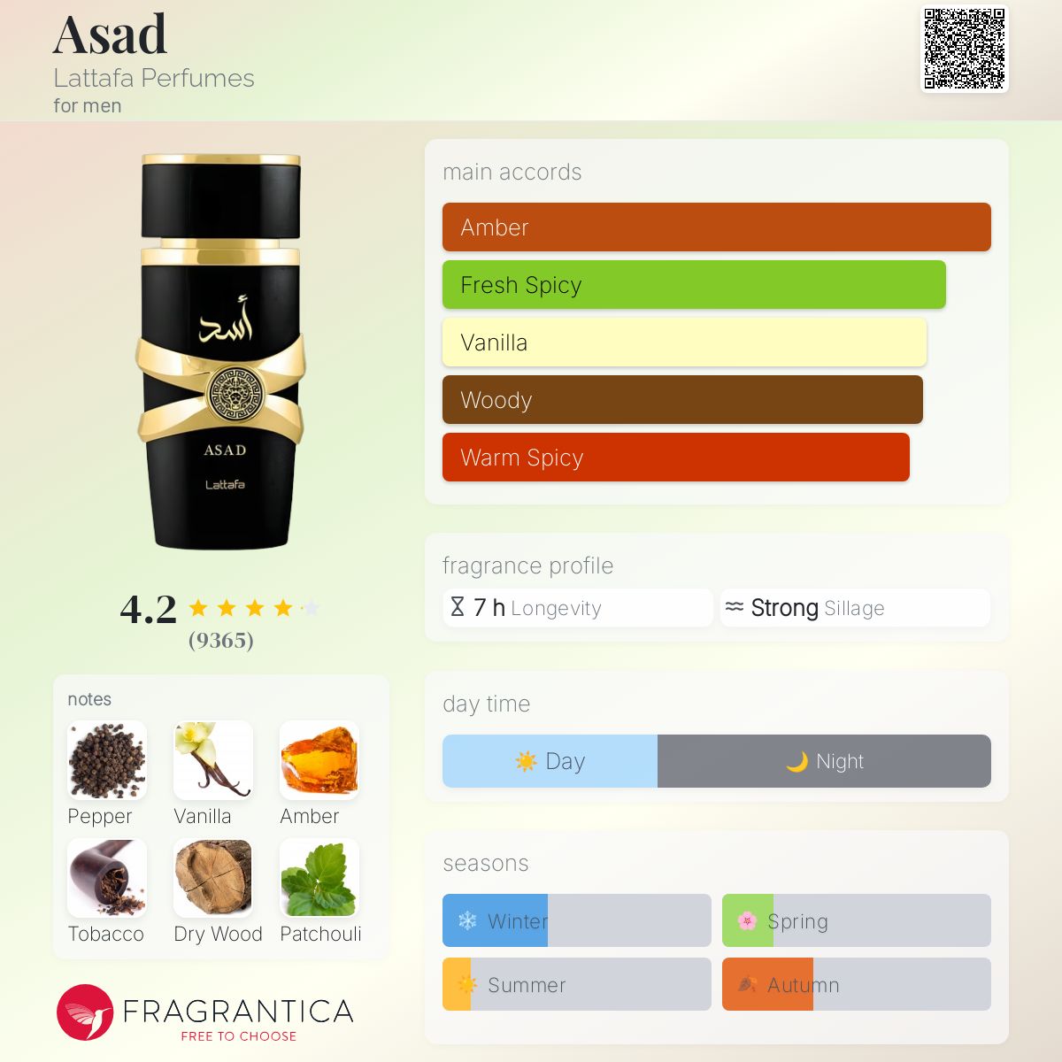 LATTAFA ASAD | 100ML - SEALED