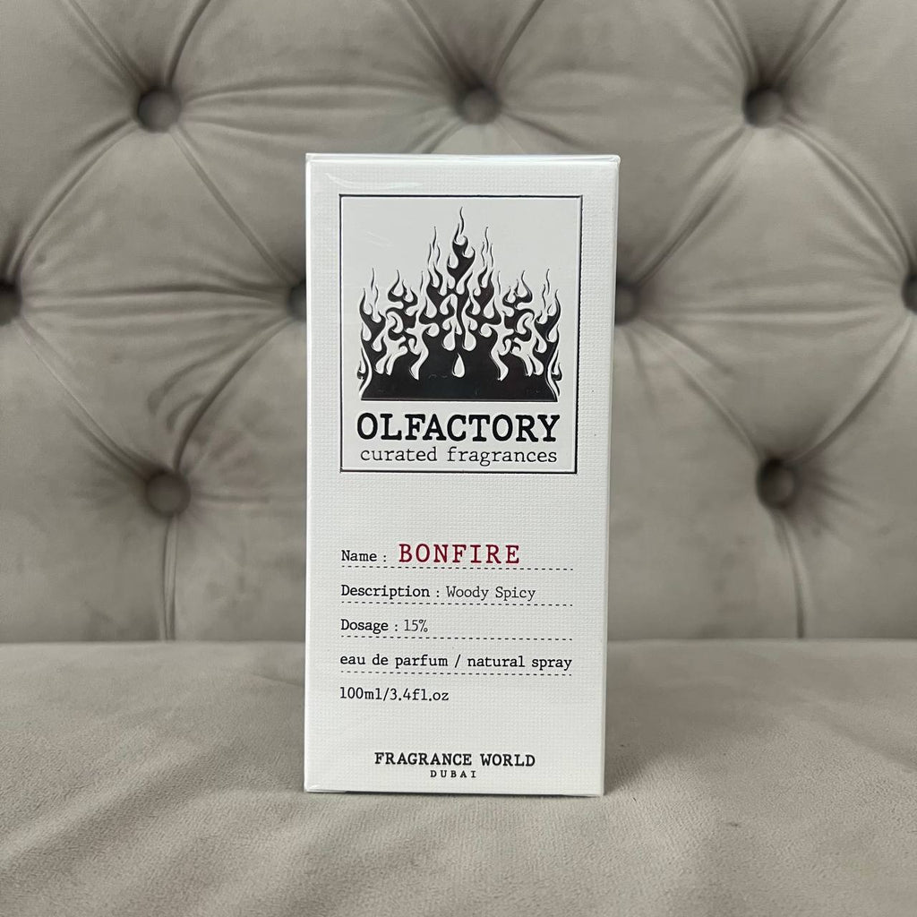 FRAGRANCE WORLD OLFACTORY BONFIRE | 100ML - SEALED