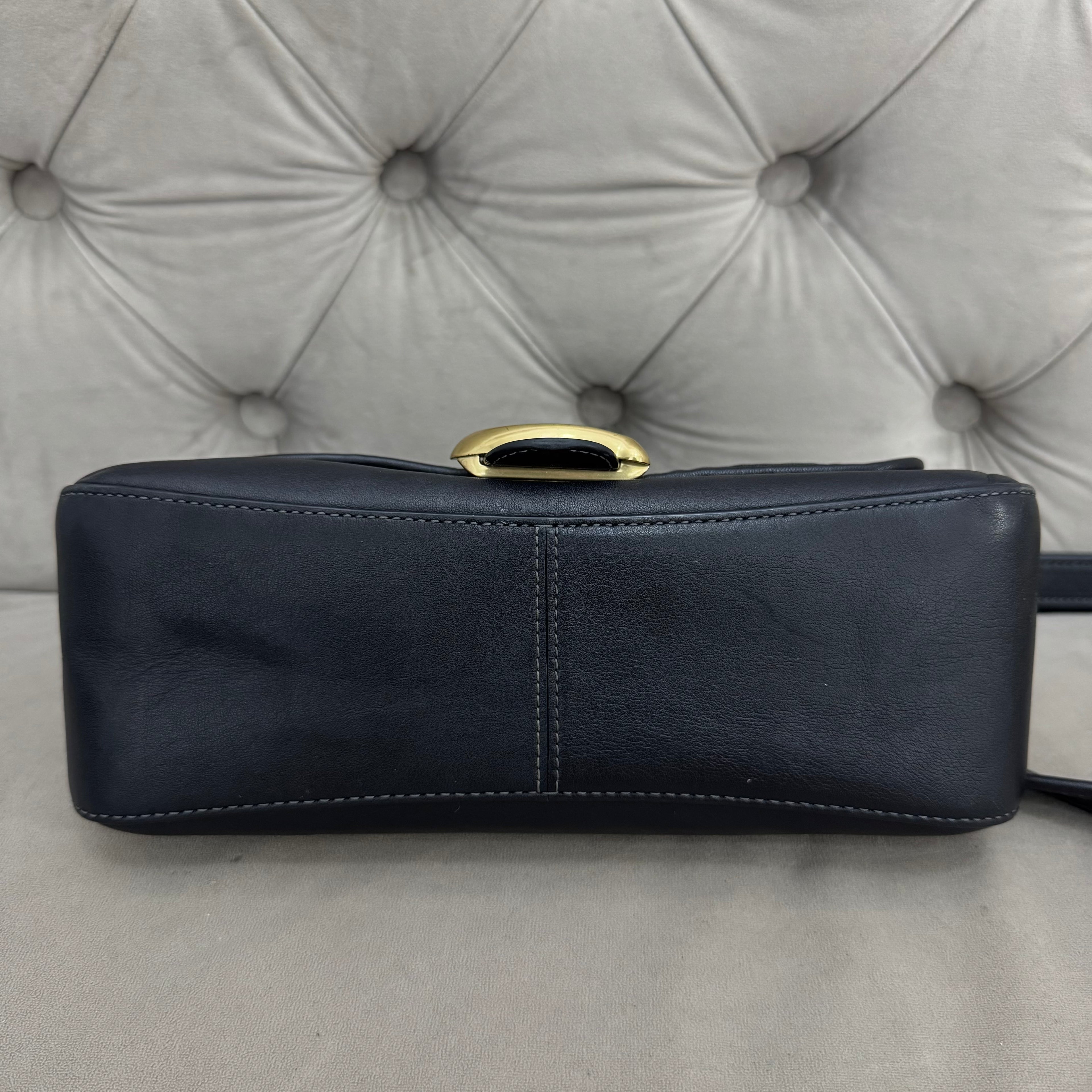 COACH SOFT TABBY SHOULDER BAG | BLACK (WELL USED)