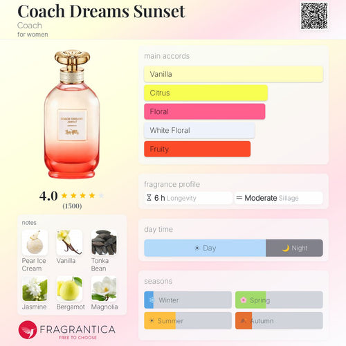 (PREORDER) COACH DREAMS SUNSET WOMEN EDP | 90ML - SEALED
