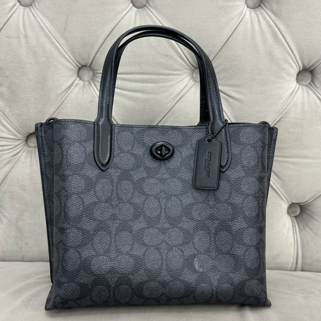 COACH WILLOW TOTE 24 BAG | BLACK