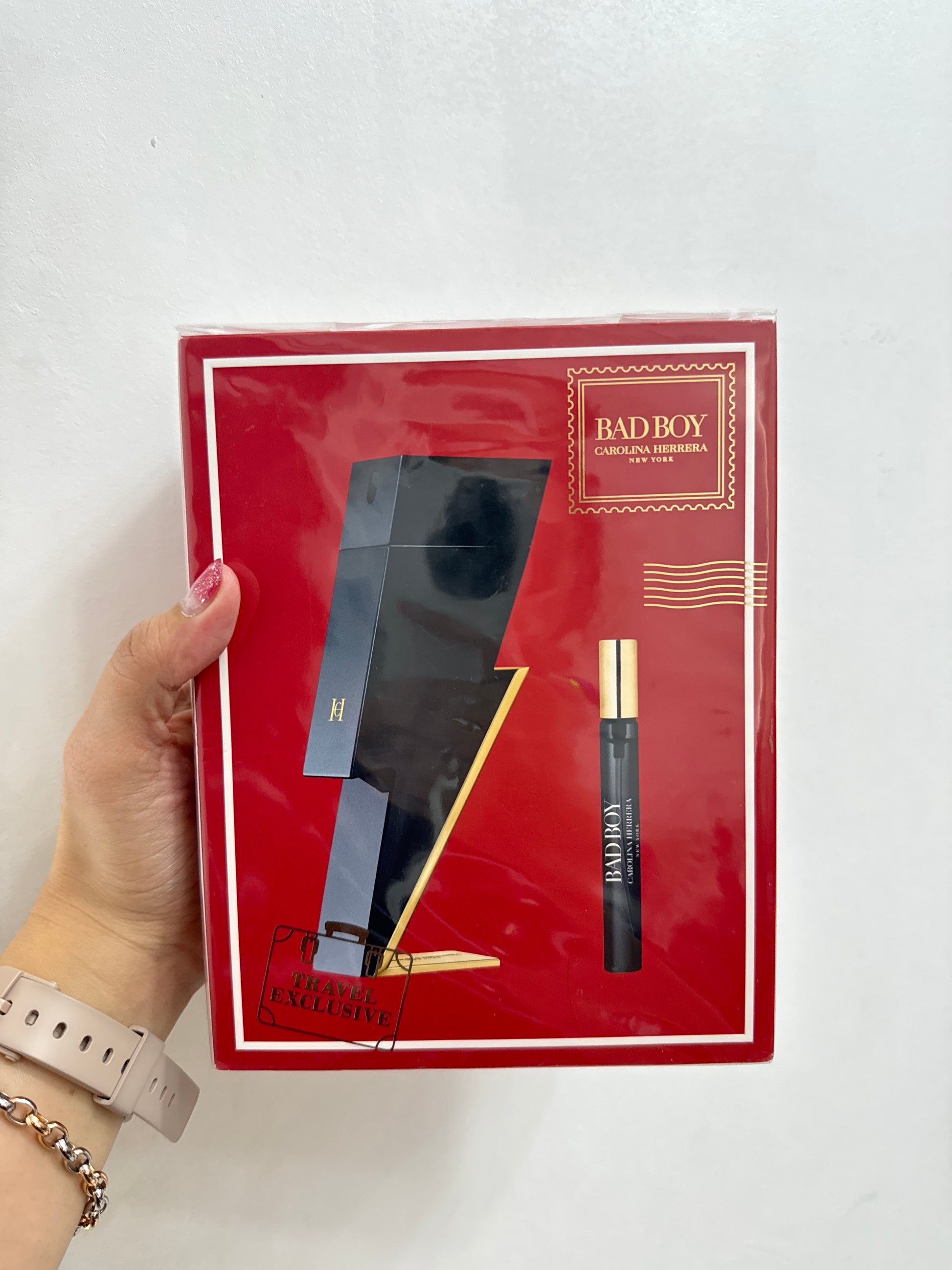 CAROLINA HERRERA BAD BOY | SET (100ml + 10ml TRAVEL SPRAY)