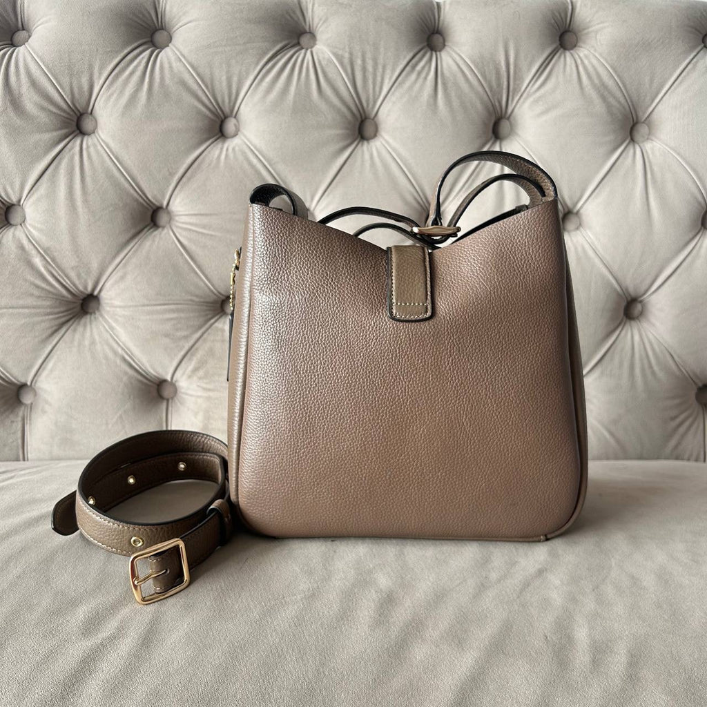 COACH HADLEY CONVERTIBLE SHOULDER BAG | DARK STONE
