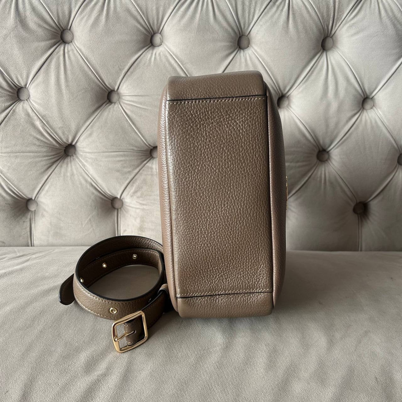 COACH HADLEY CONVERTIBLE SHOULDER BAG | DARK STONE