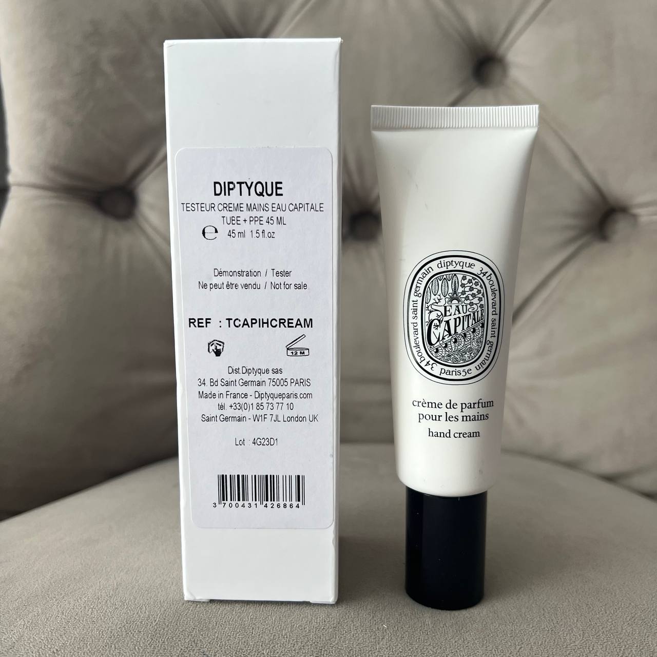 DIPTYQUE EAU CAPITALE HAND CREAM | 45ML - TESTER