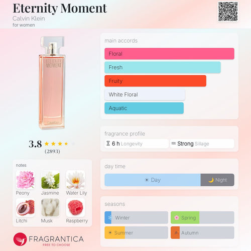 (PREORDER) CALVIN KLEIN ETERNITY MOMENT EDP | 50ML - SEALED