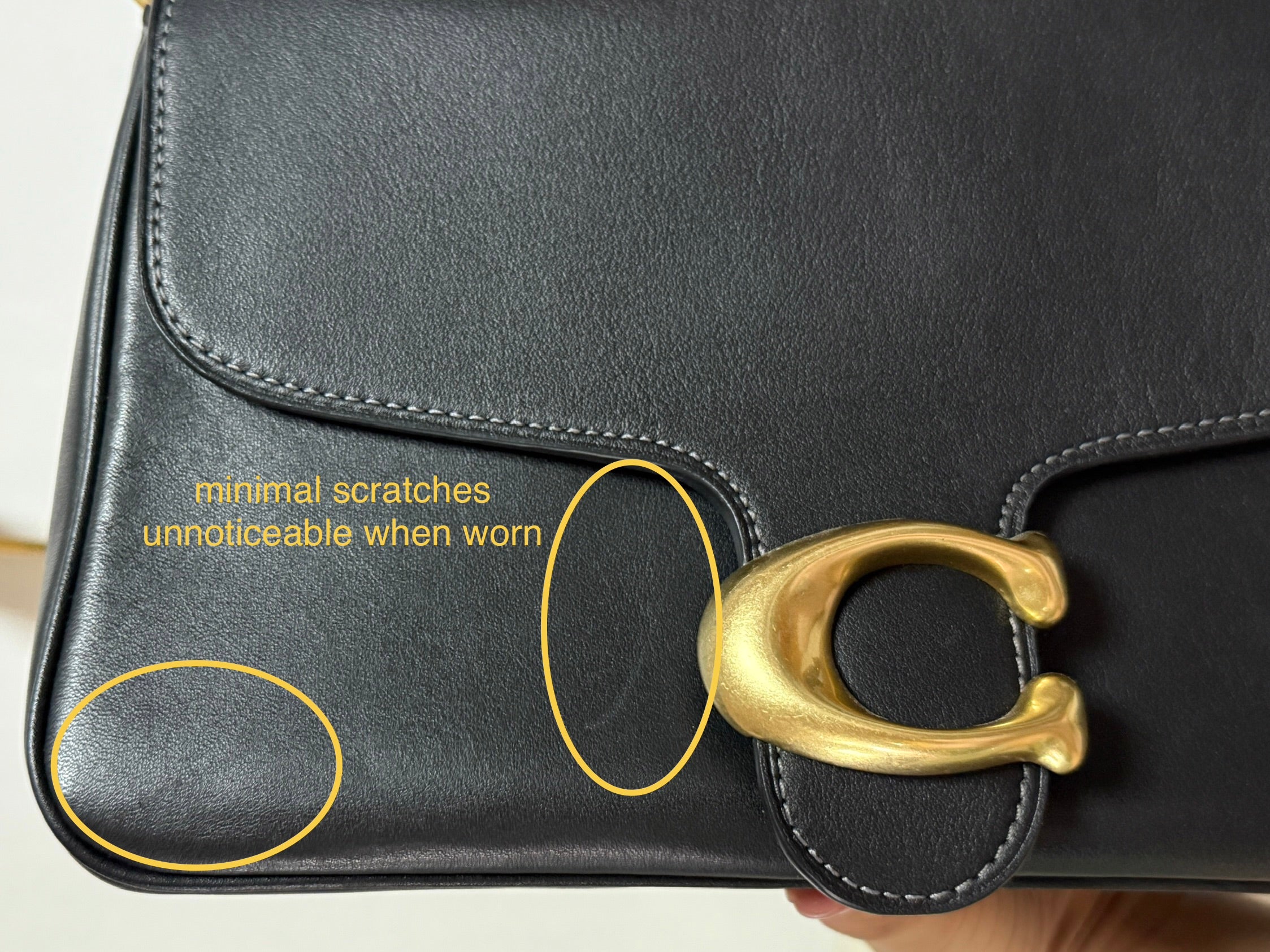 COACH SOFT TABBY SHOULDER BAG | BLACK (NEW/REFRESHED VERSION)