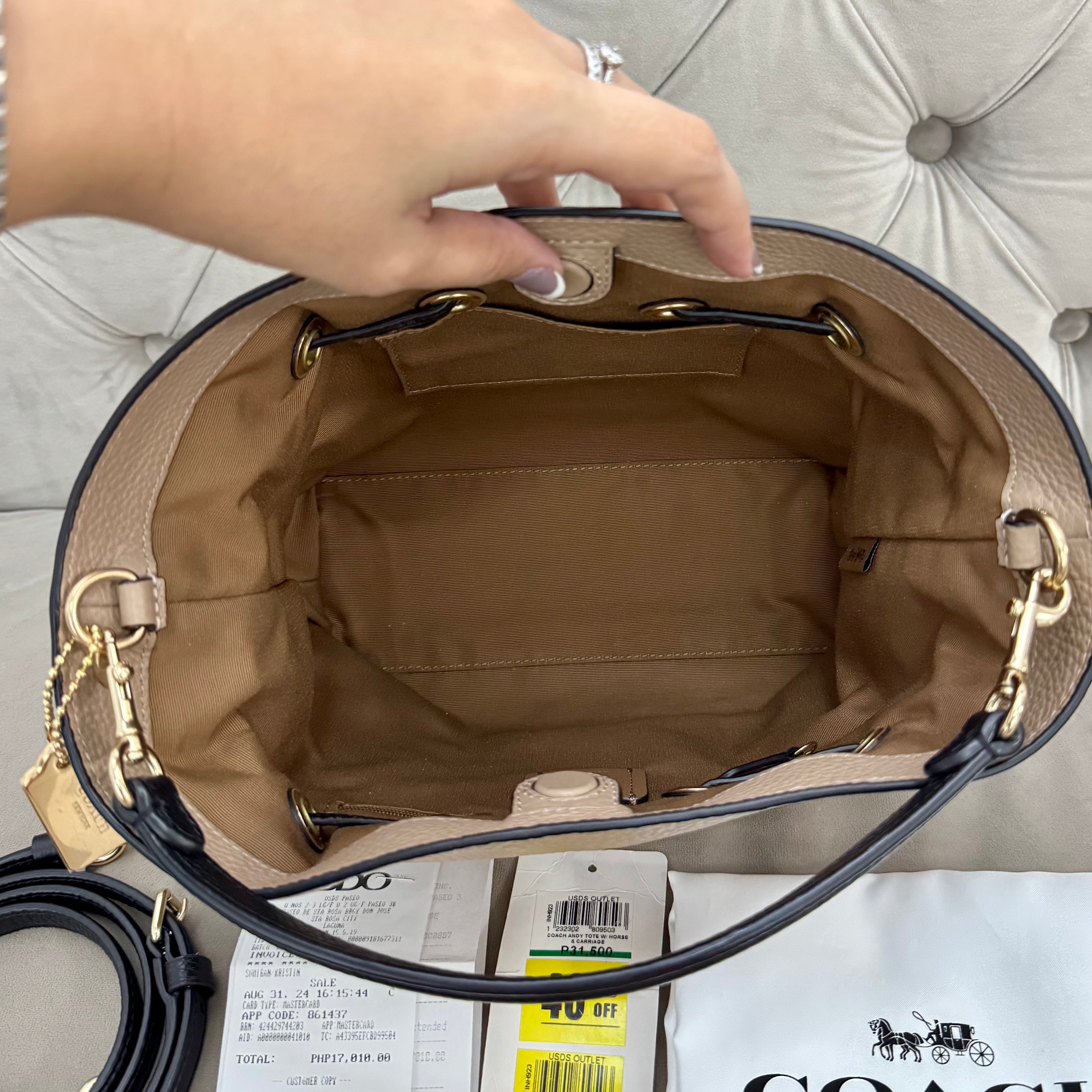 COACH ANDY CROSSBODY BAG | BROWN