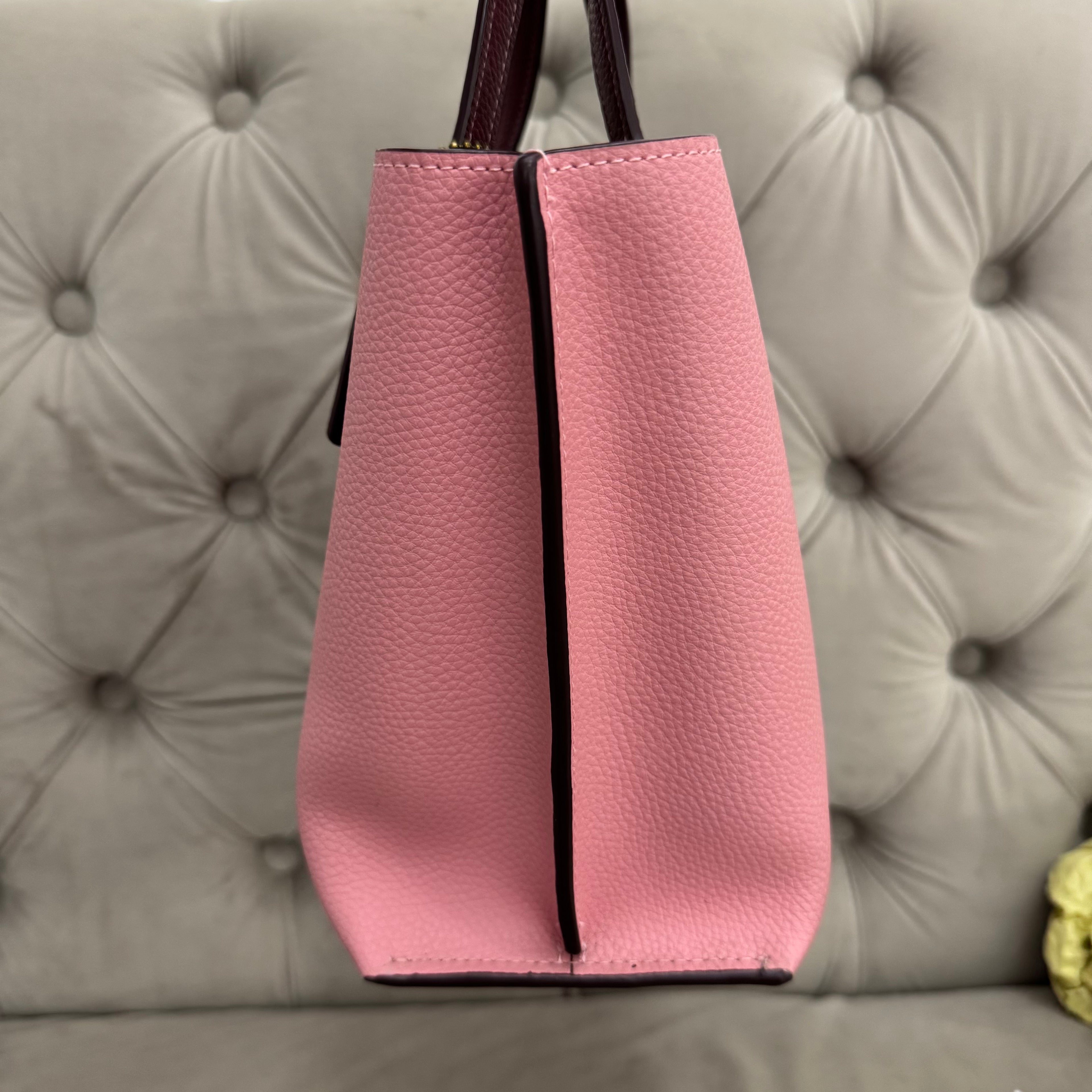 COACH WILLOW TOTE 24 BAG | BUBBLEGUM COLORBLOCK