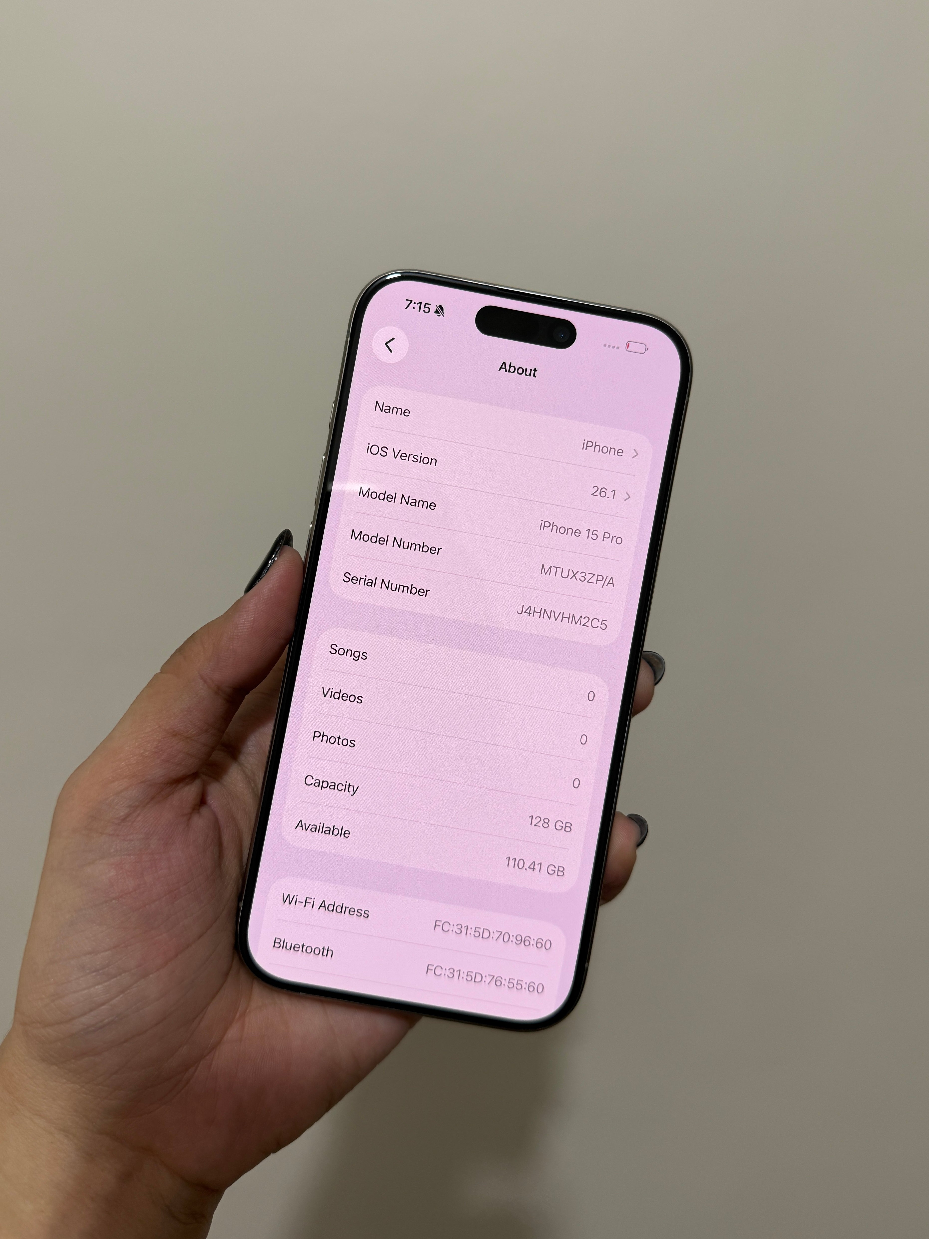 IPHONE 15 PRO | 128GB | NATURAL TITANIUM | OPENLINE (UNIT ONLY)