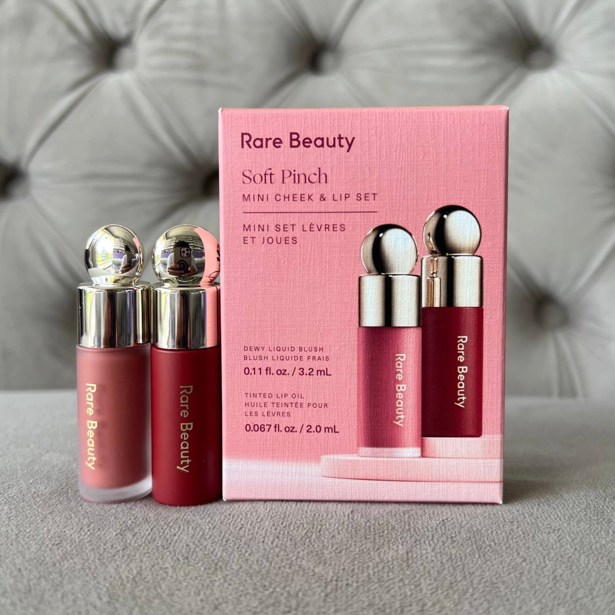 RARE BEAUTY SOFT PINCH | SET (LIQUID BLUSH + LIP OIL)