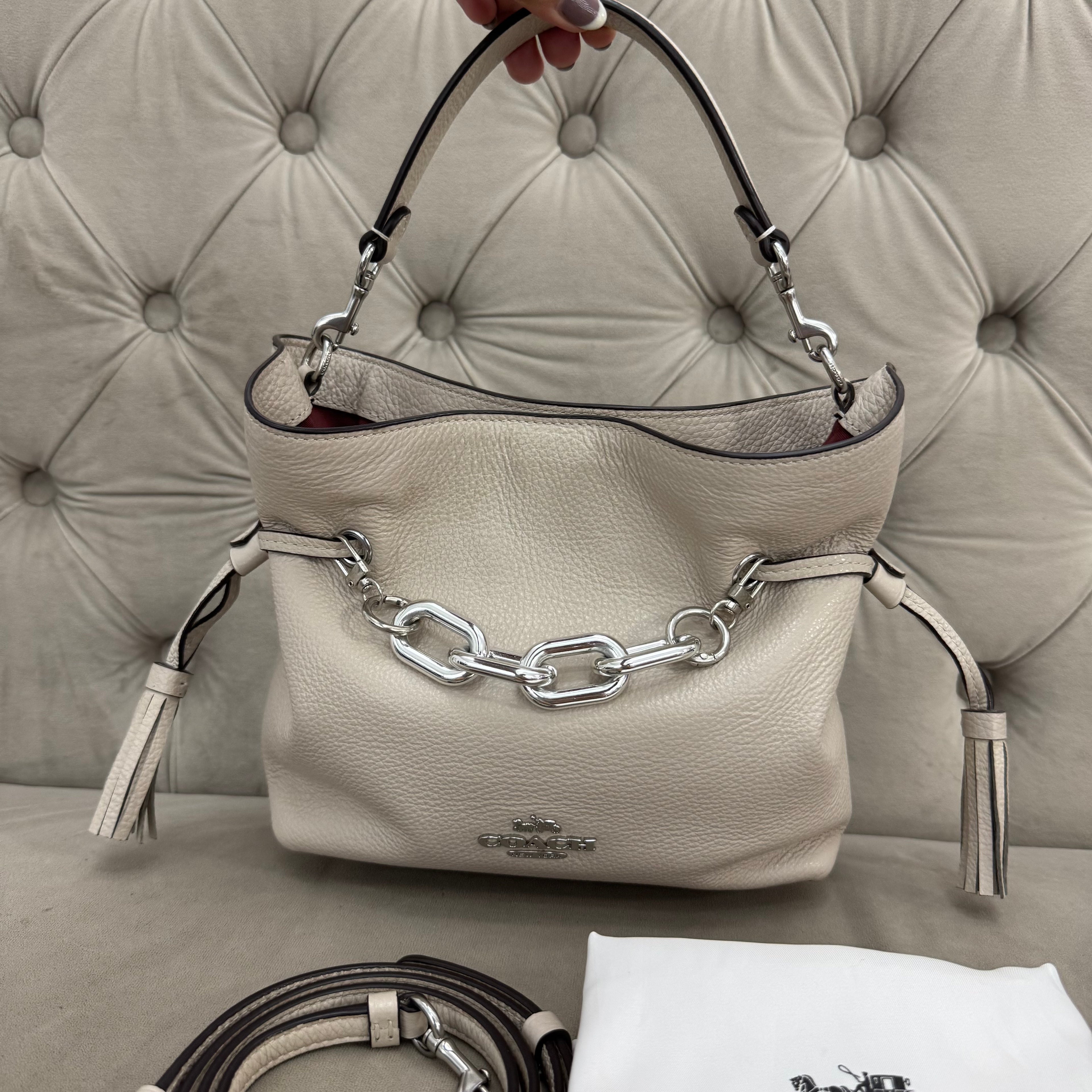 COACH ANDY CROSSBODY BAG | LIGHT GREY