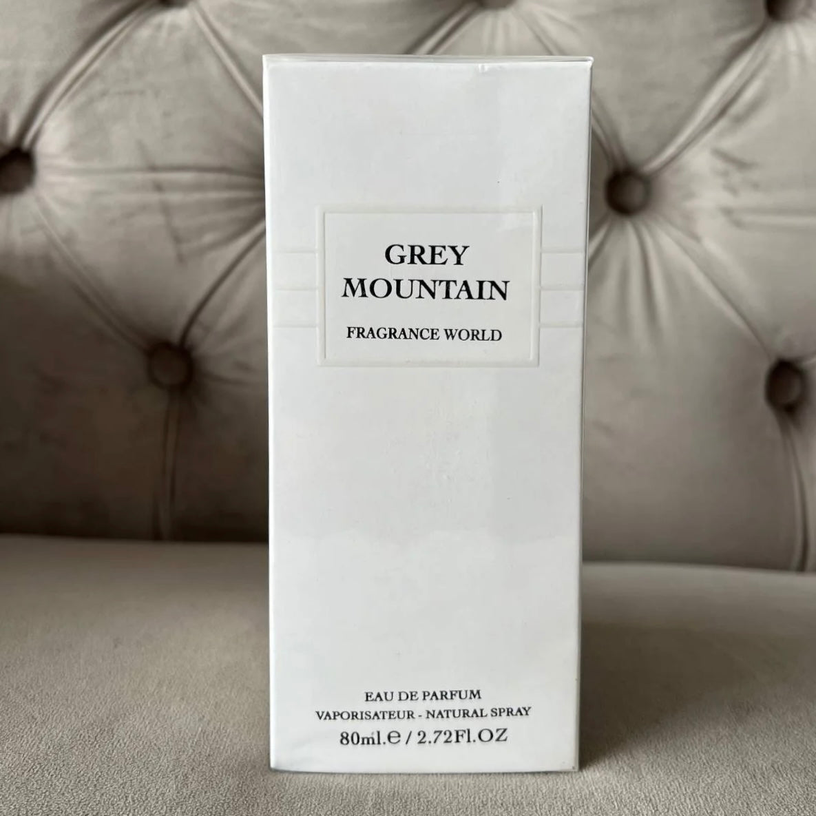 FRAGRANCE WORLD GREY MOUNTAIN | 80ML - SEALED