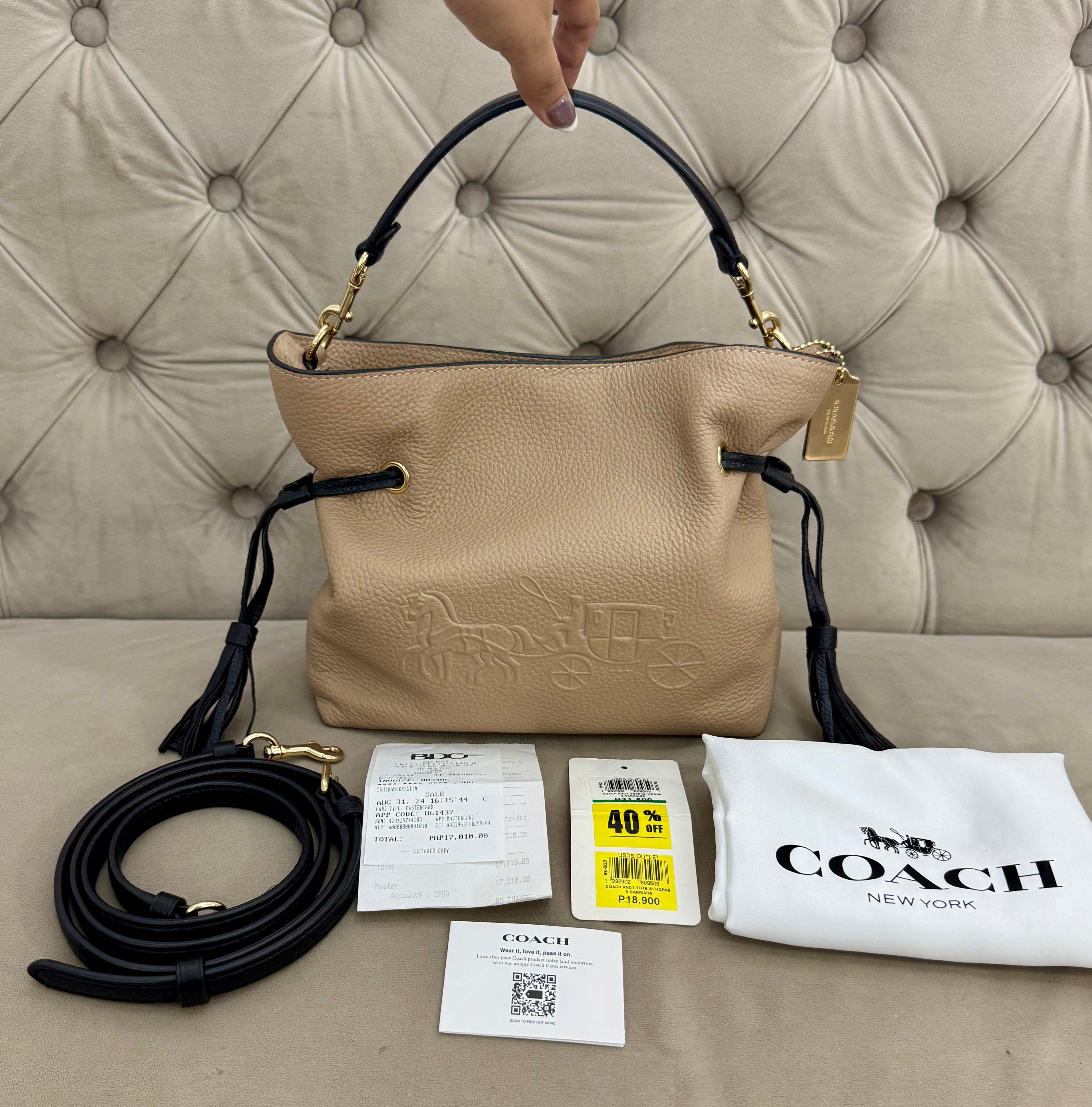 COACH ANDY CROSSBODY BAG | BROWN