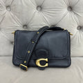 COACH SOFT TABBY SHOULDER BAG | BLACK (WELL USED)