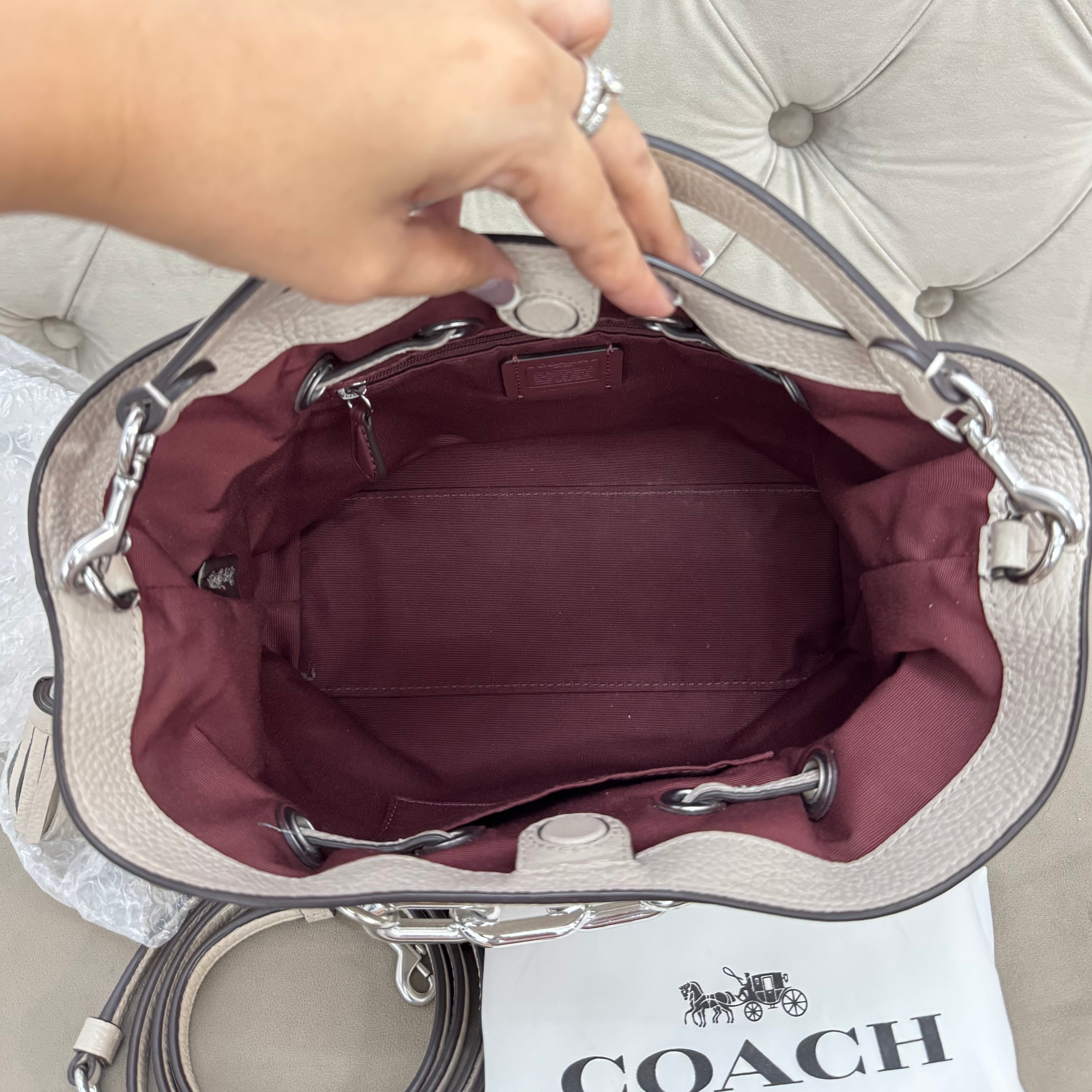 COACH ANDY CROSSBODY BAG | LIGHT GREY