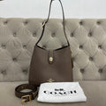 COACH HADLEY CONVERTIBLE SHOULDER BAG | DARK STONE