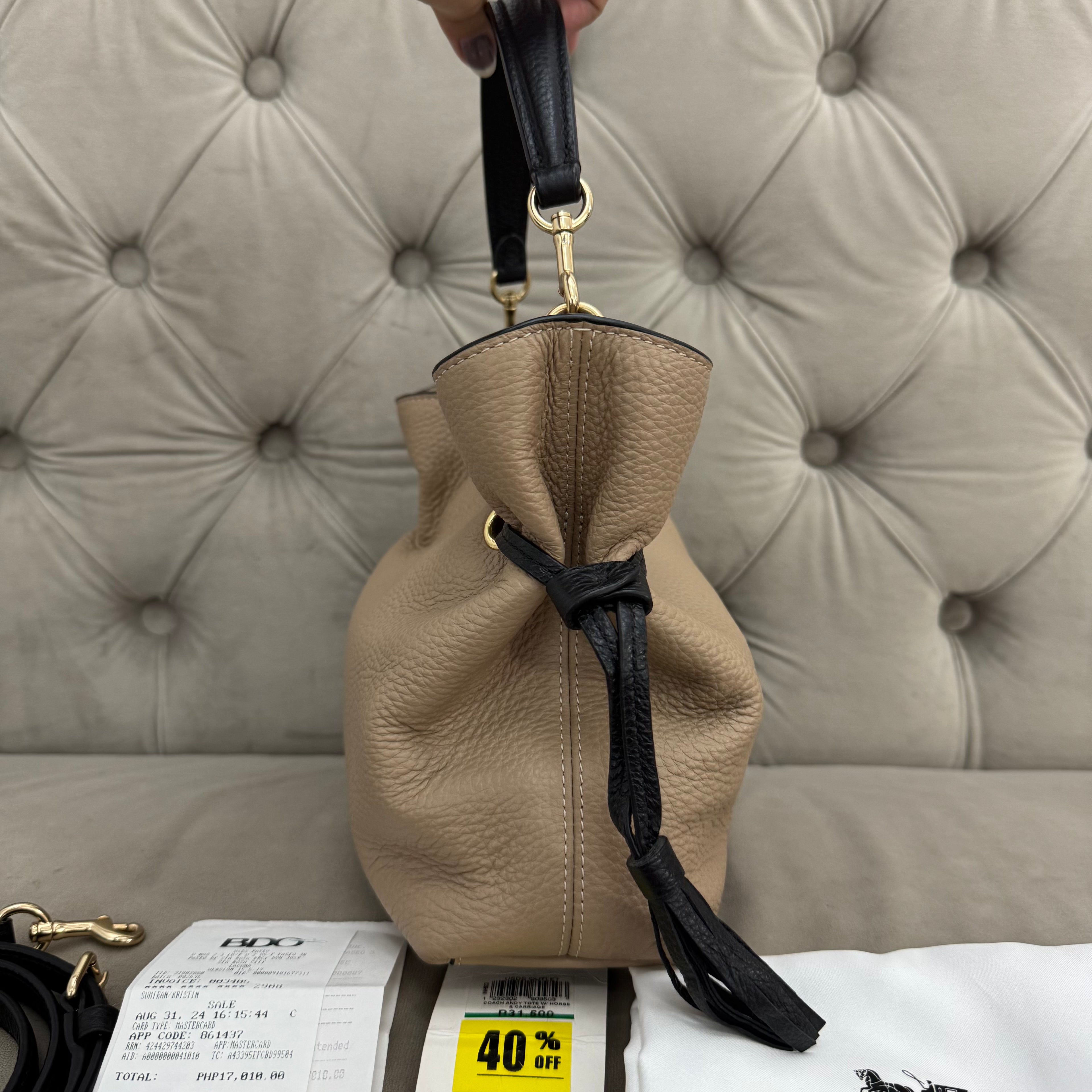 COACH ANDY CROSSBODY BAG | BROWN