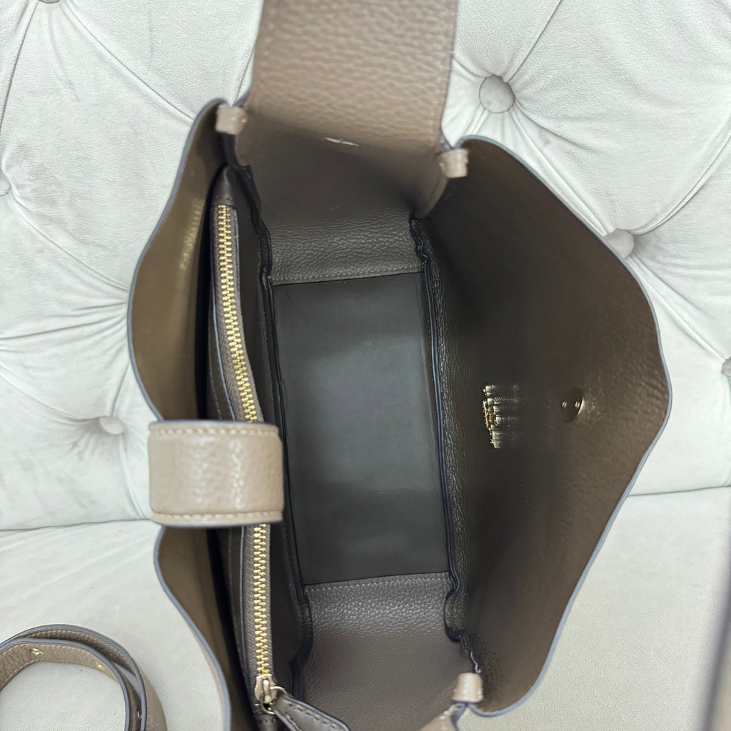 COACH HADLEY CONVERTIBLE SHOULDER BAG | DARK STONE