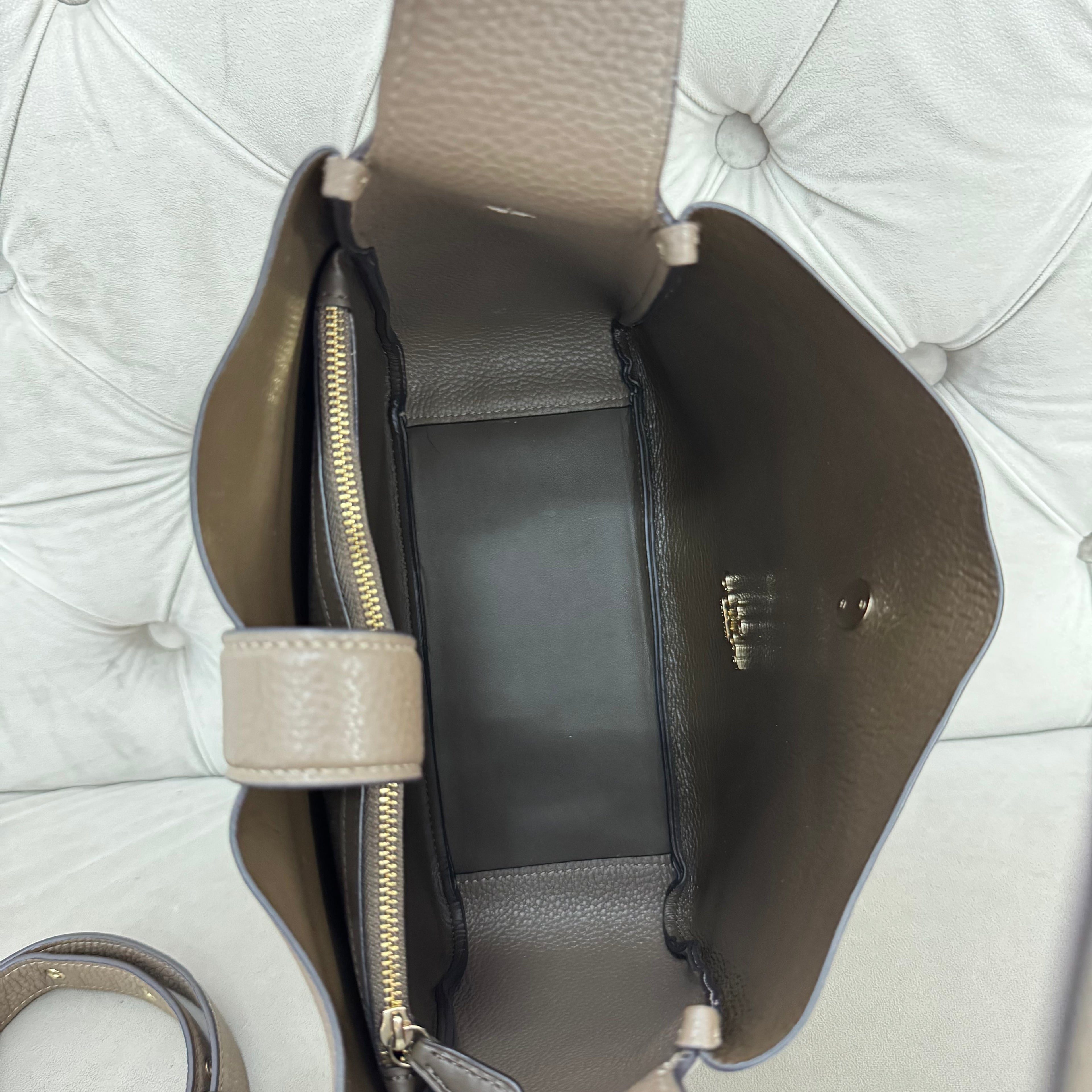 COACH HADLEY CONVERTIBLE SHOULDER BAG | DARK STONE