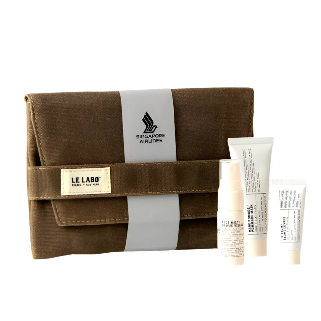 LE LABO AMENITY KIT | POUCH + LIP BALM + FACE MIST + HAND POMADE