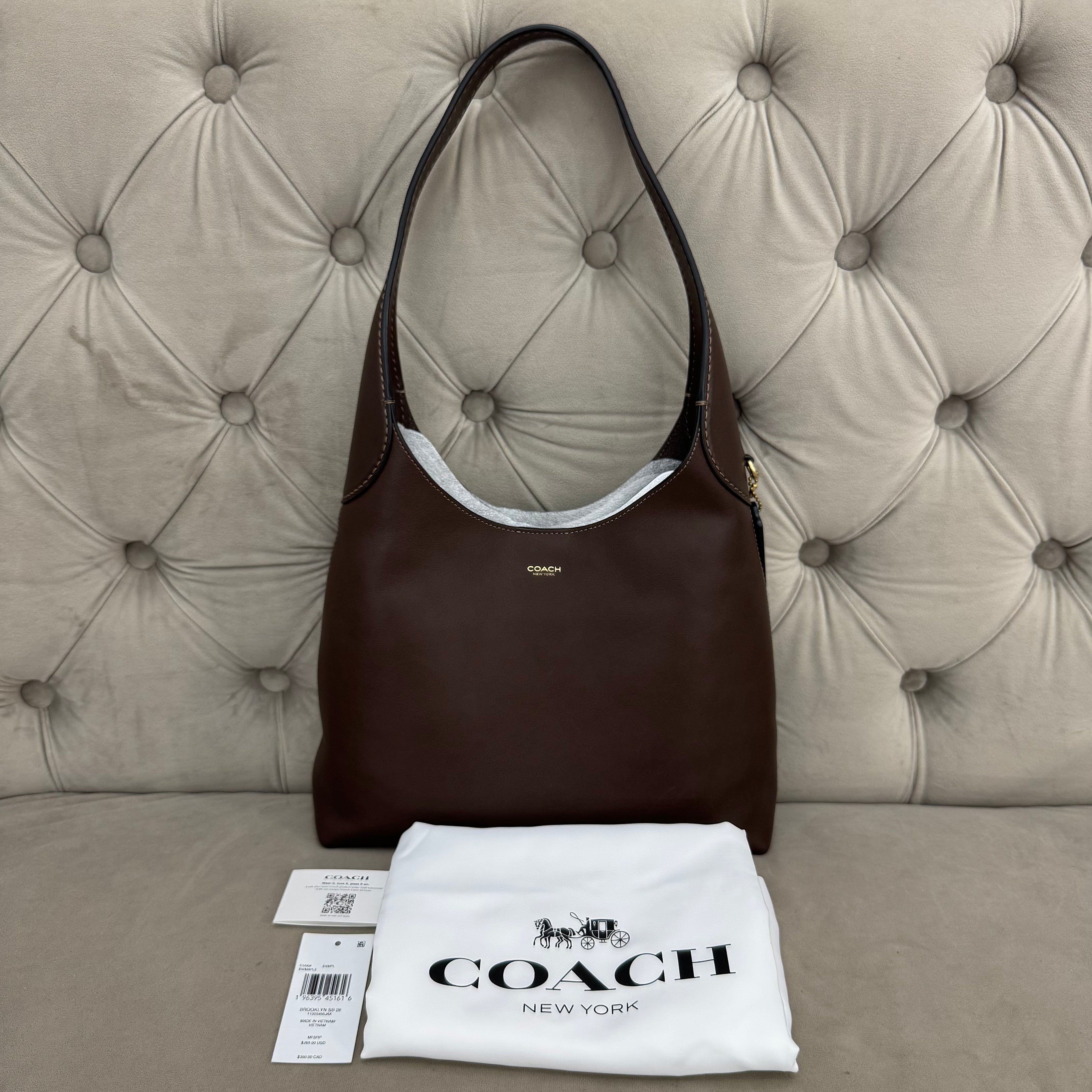 COACH BROOKLYN 28 BAG | MAPLE