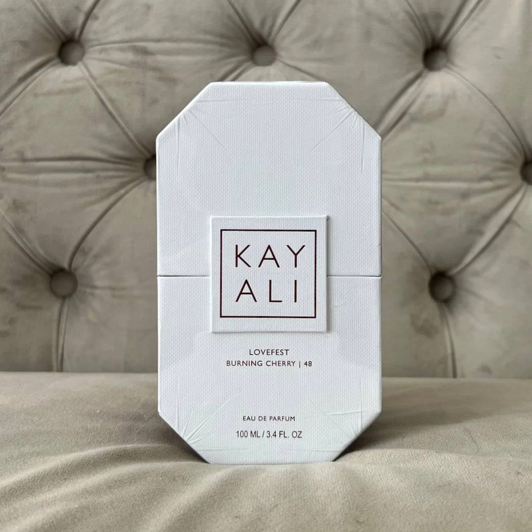 (PREORDER) KAYALI LOVEFEST BURNING CHERRY | 48 | 100ML - SEALED